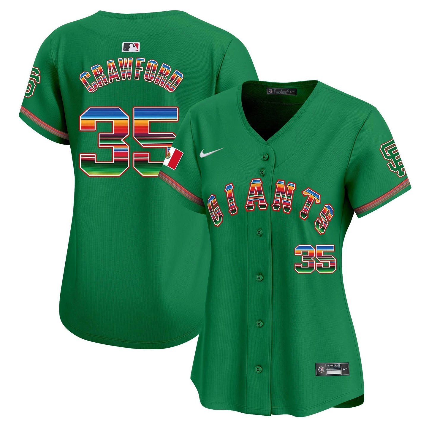 Camisa MLB Women’s San Francisco Mexico Vapor Premier Limited Jersey
