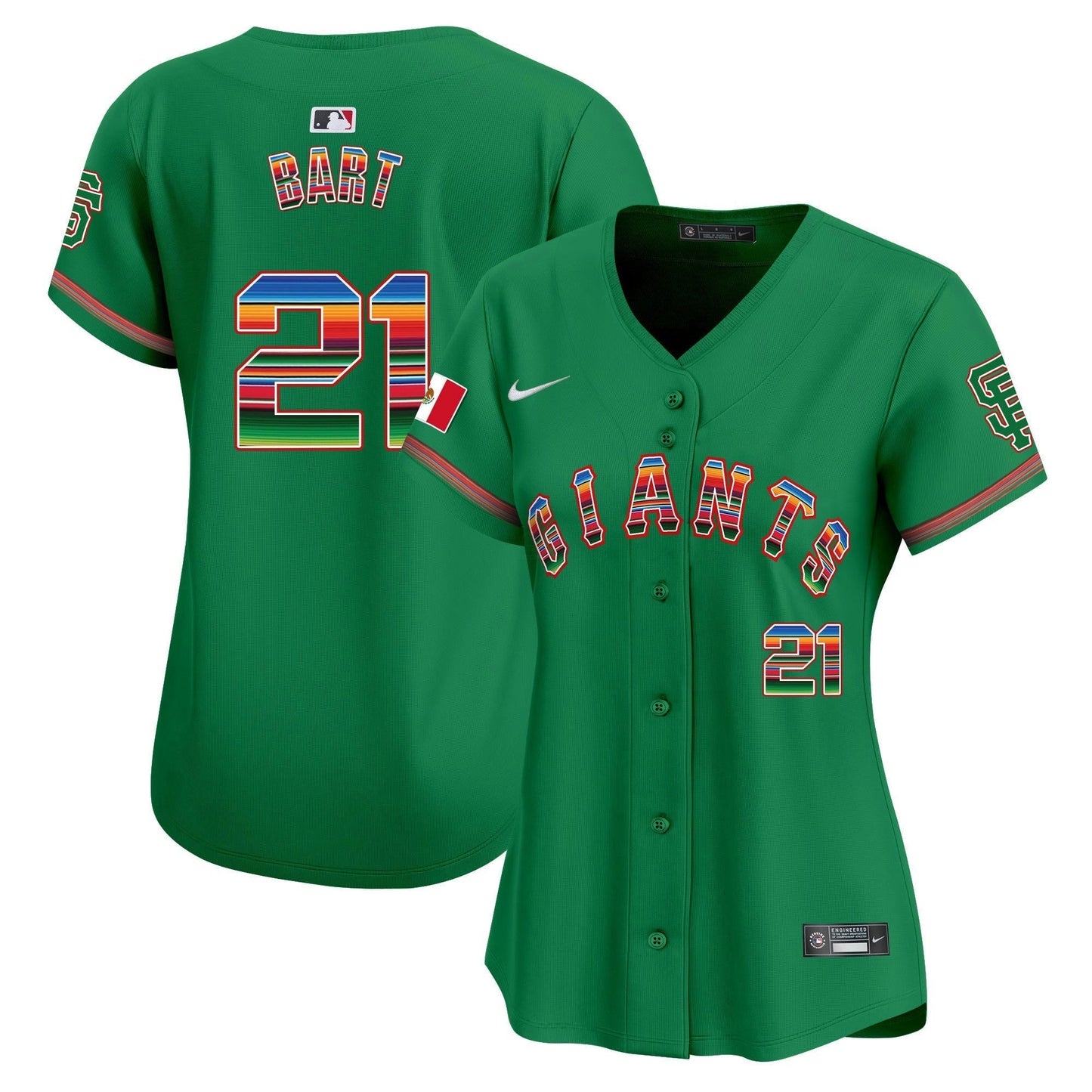 Camisa MLB Women’s San Francisco Mexico Vapor Premier Limited Jersey