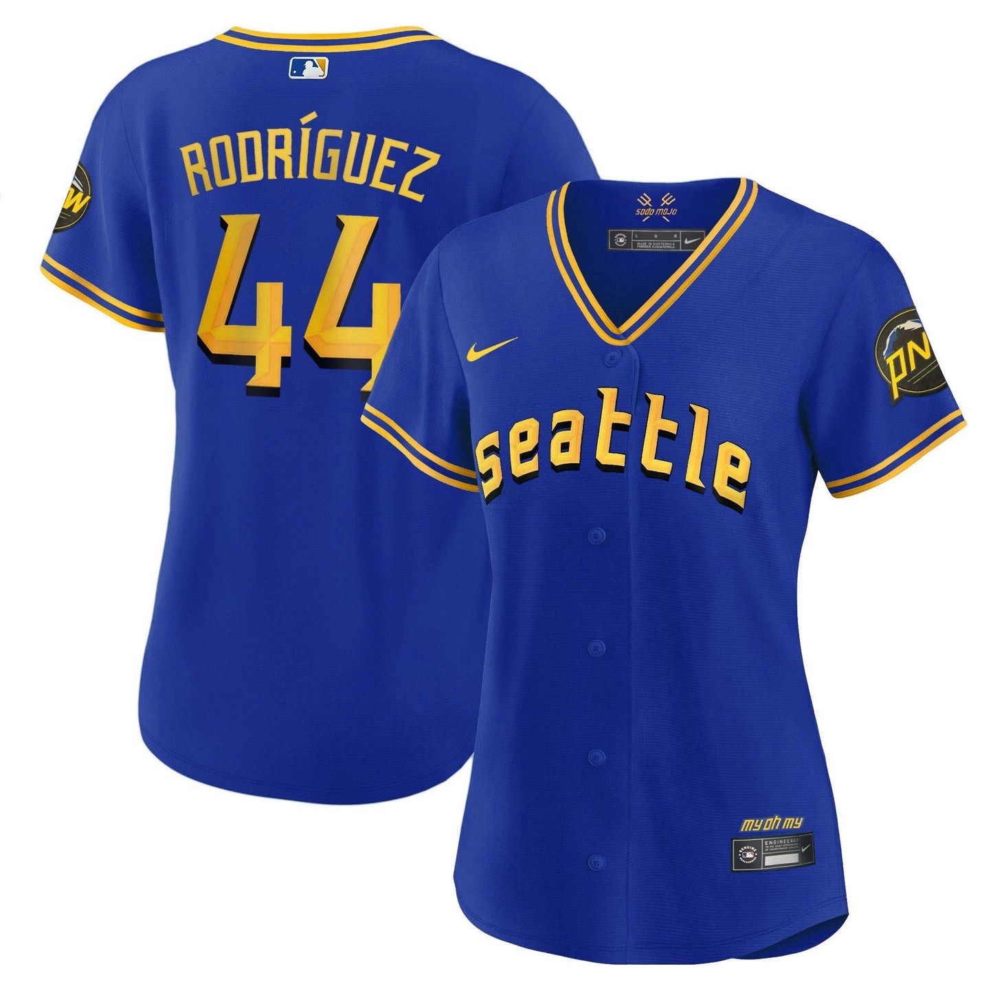 Camisa MLB Women’s Seattle 2023 City Connect Dourada Jersey