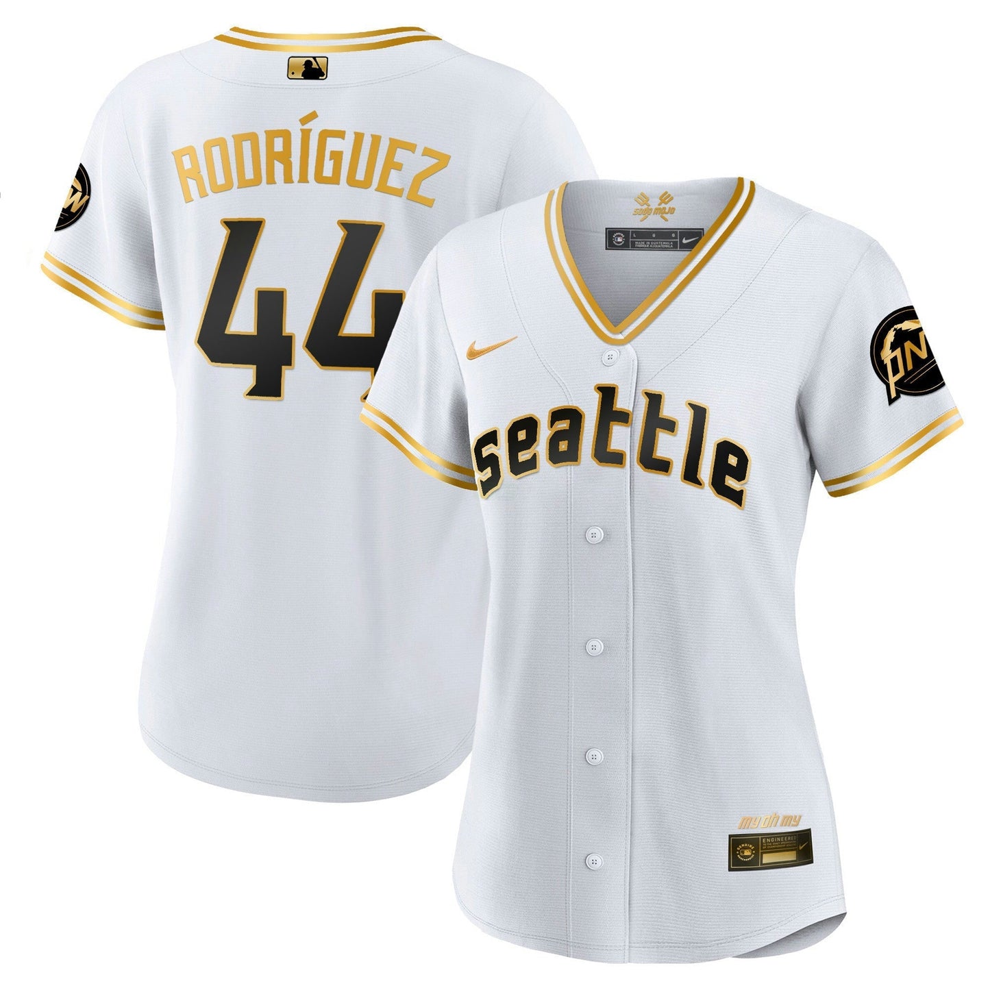 Camisa MLB Women’s Seattle 2023 City Connect Dourada Jersey