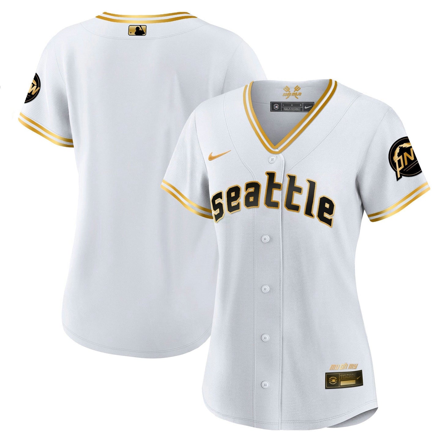 Camisa MLB Women’s Seattle 2023 City Connect Dourada Jersey