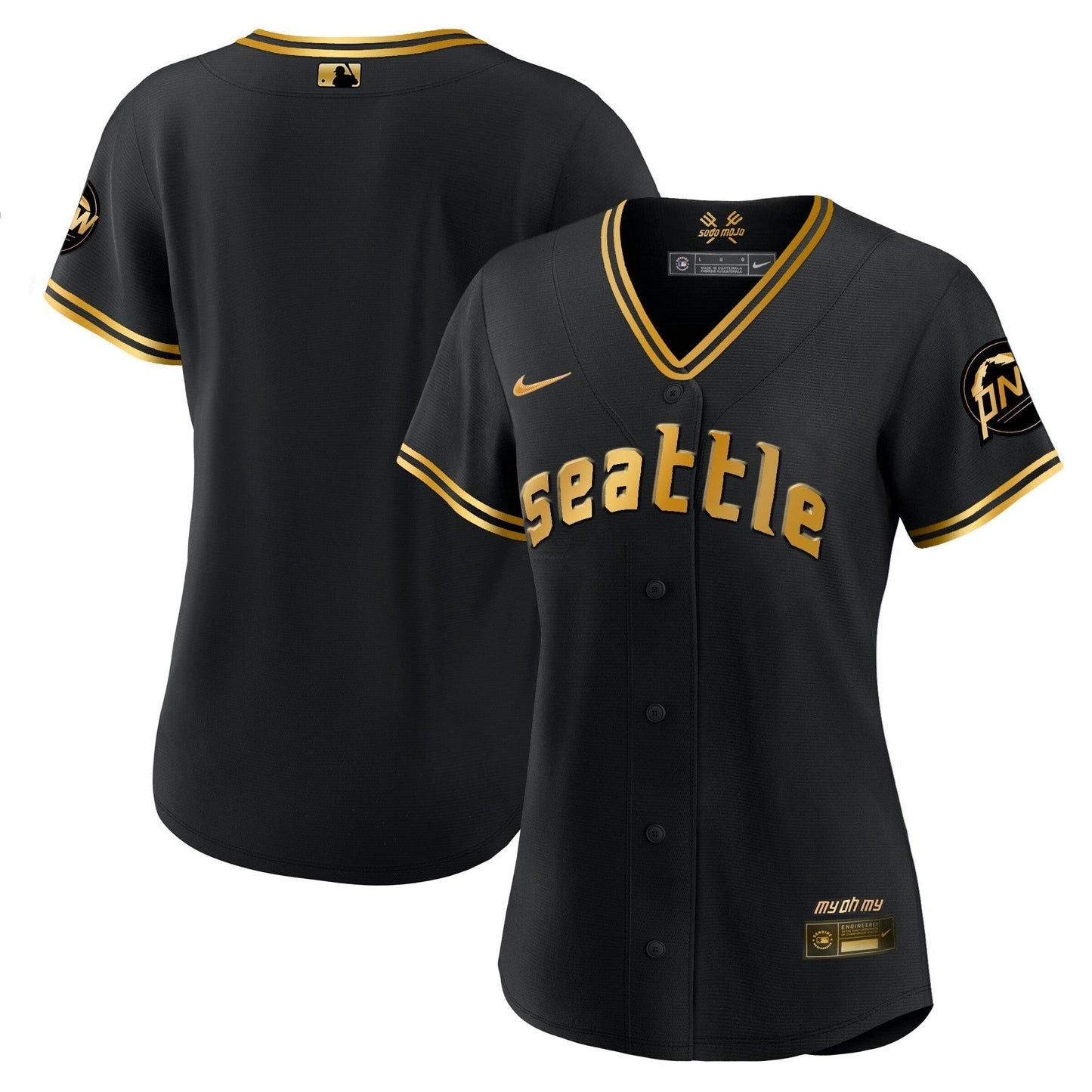 Camisa MLB Women’s Seattle 2023 City Connect Dourada Jersey