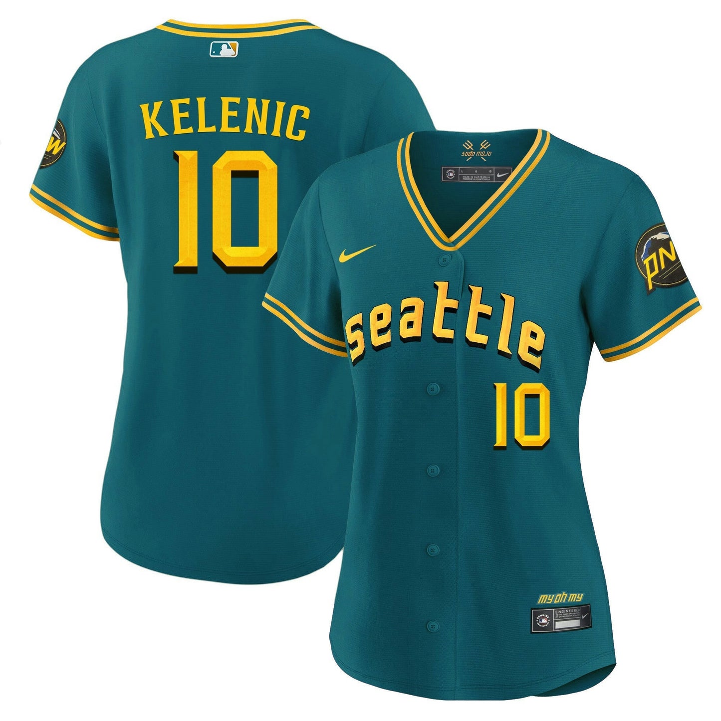 Camisa MLB Women’s Seattle 2023 City Connect Fan Made Jersey