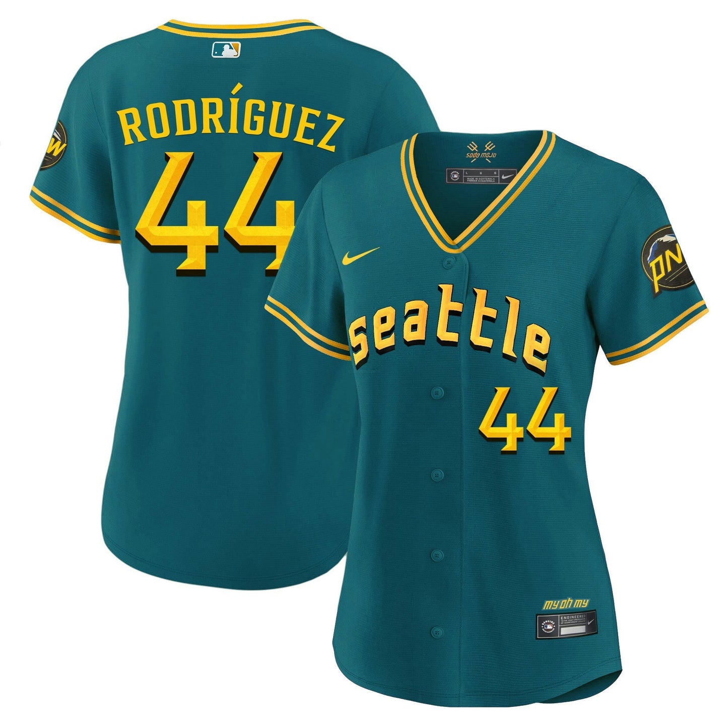 Camisa MLB Women’s Seattle 2023 City Connect Fan Made Jersey