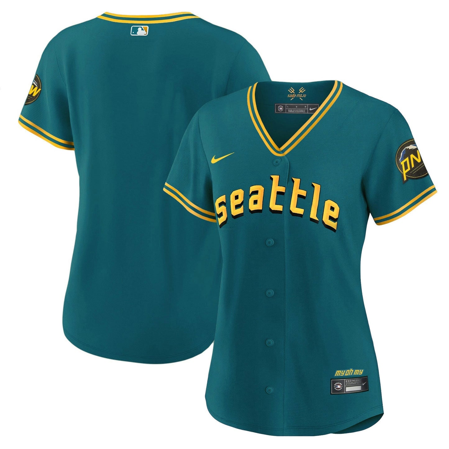 Camisa MLB Women’s Seattle 2023 City Connect Fan Made Jersey
