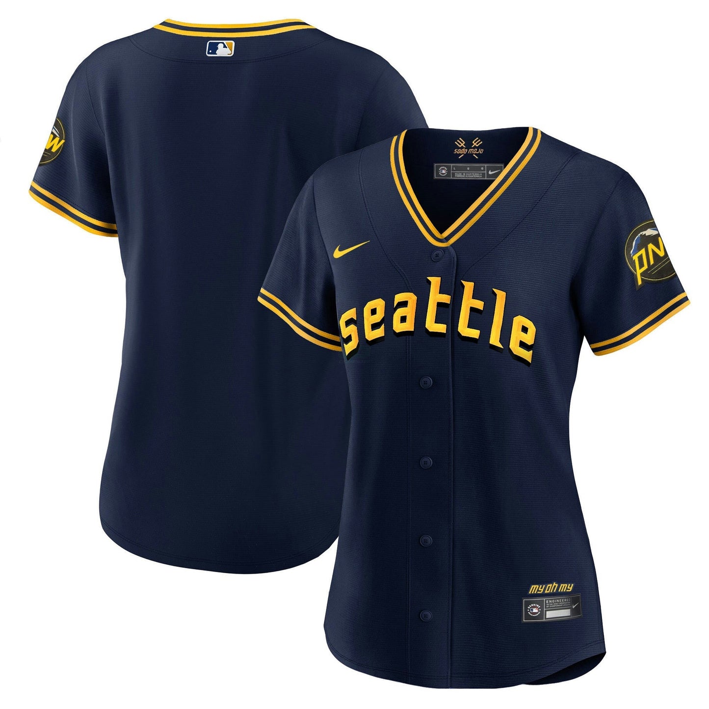 Camisa MLB Women’s Seattle 2023 City Connect Fan Made Jersey