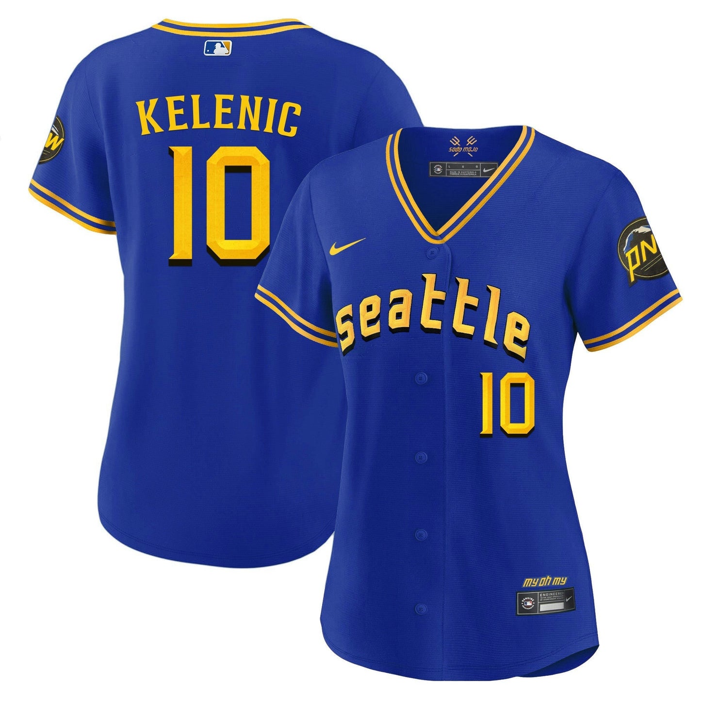 Camisa MLB Women’s Seattle 2023 City Connect Fan Made Jersey