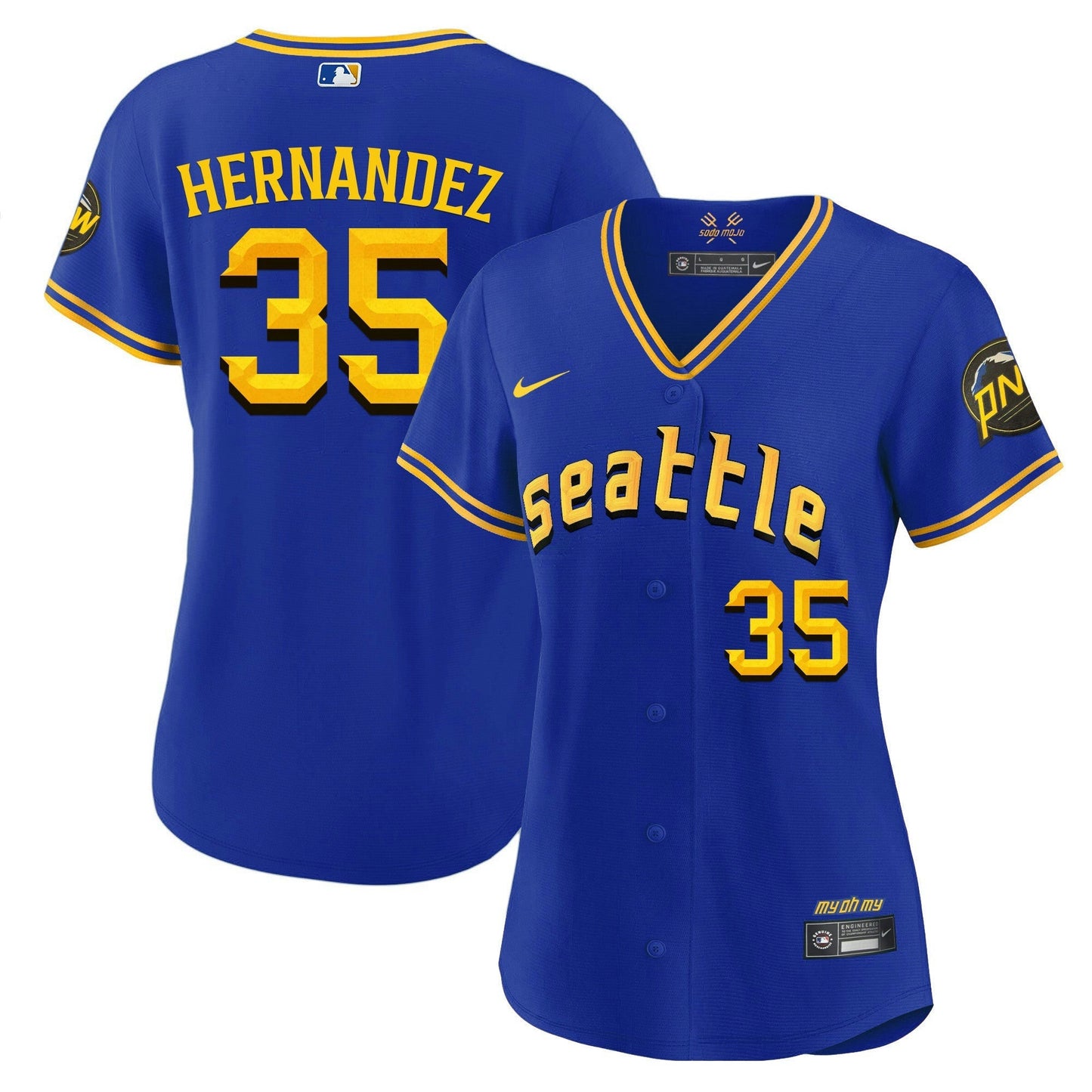 Camisa MLB Women’s Seattle 2023 City Connect Fan Made Jersey