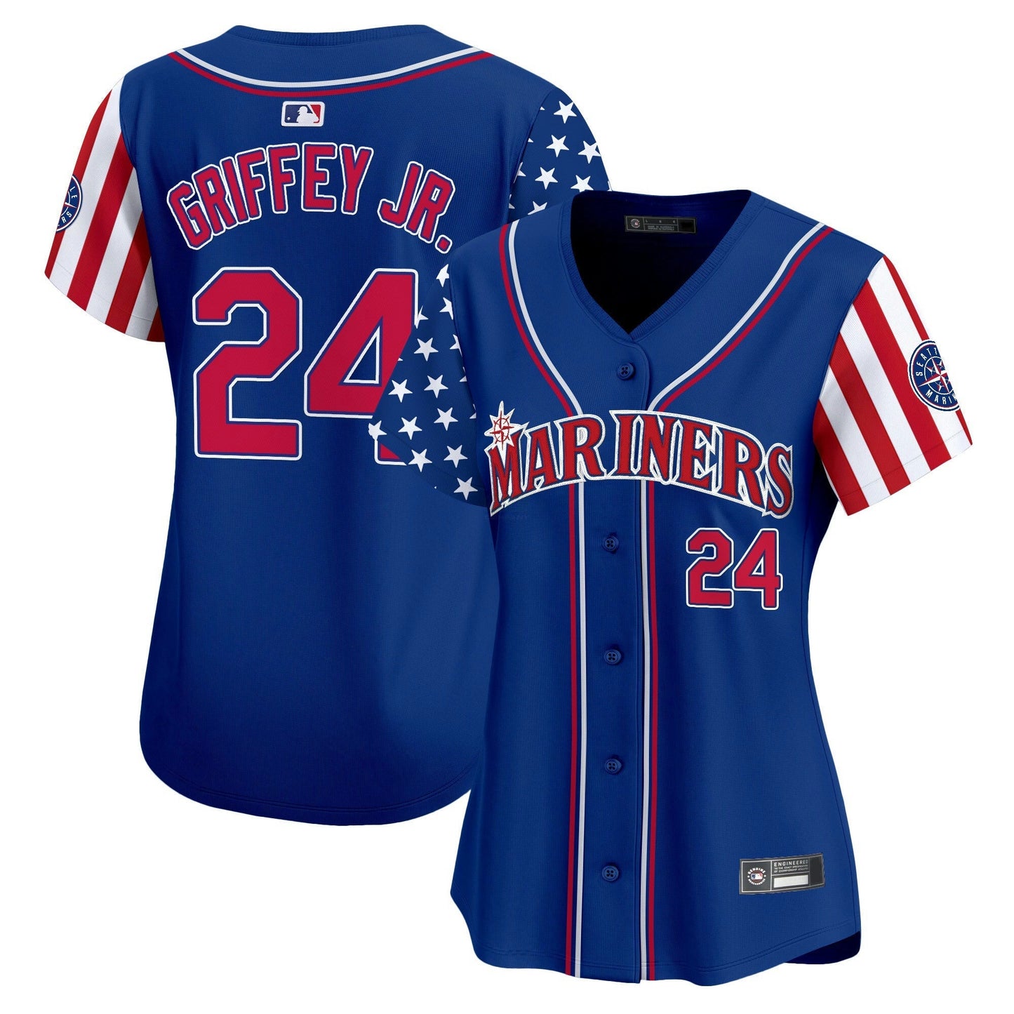 Camisa MLB Women’s Seattle 2025 Independence Day Vapor Premier Limited Jersey