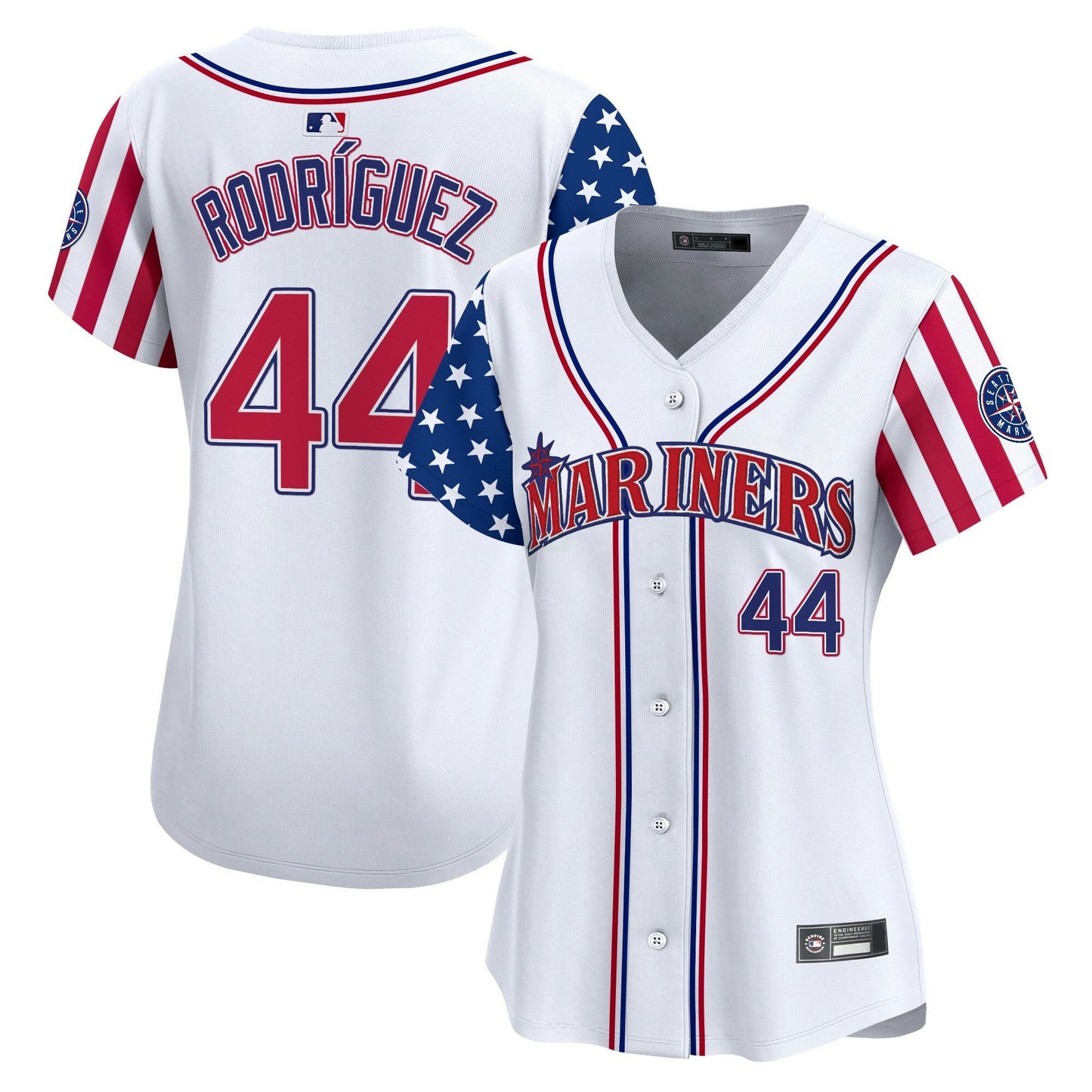 Camisa MLB Women’s Seattle 2025 Independence Day Vapor Premier Limited Jersey