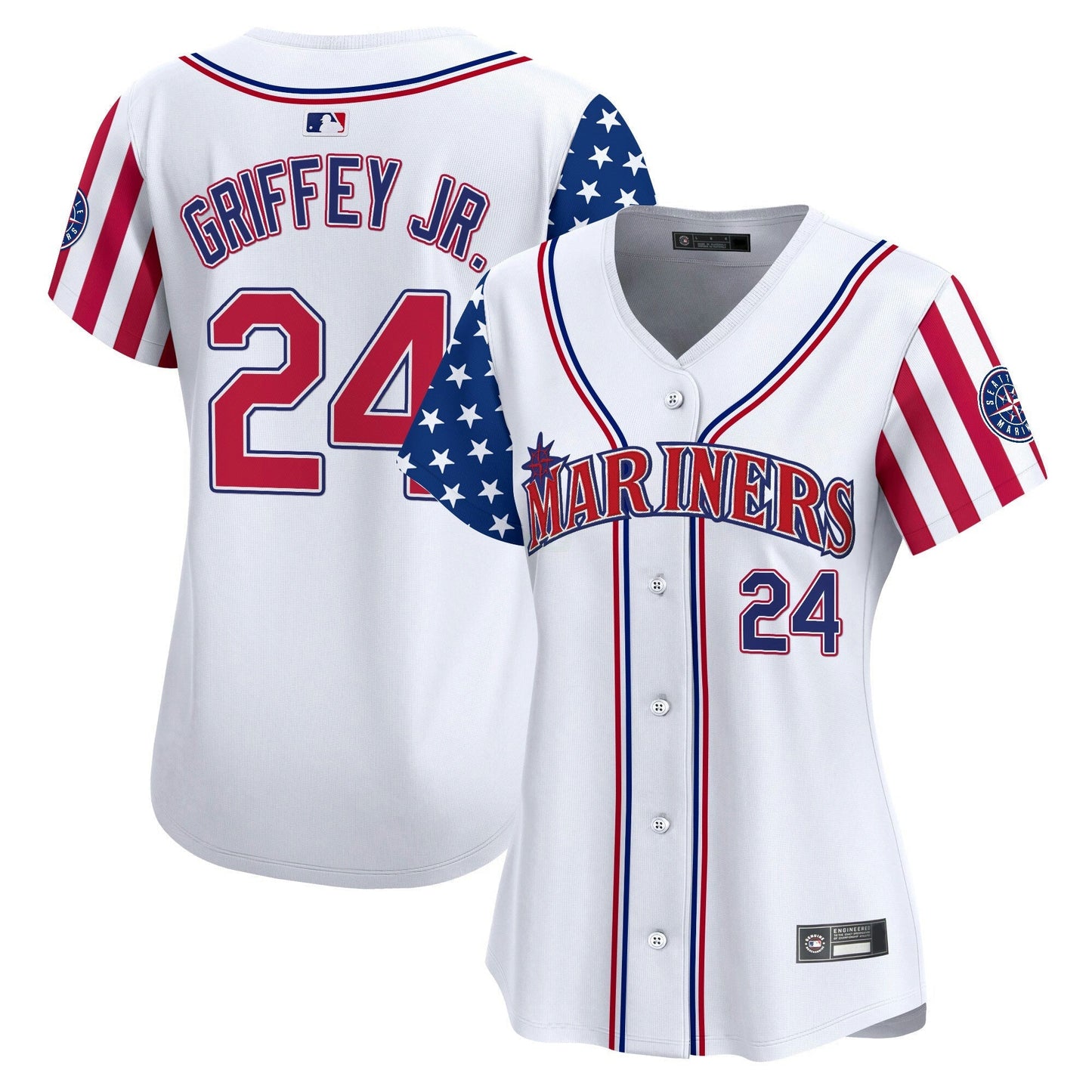 Camisa MLB Women’s Seattle 2025 Independence Day Vapor Premier Limited Jersey