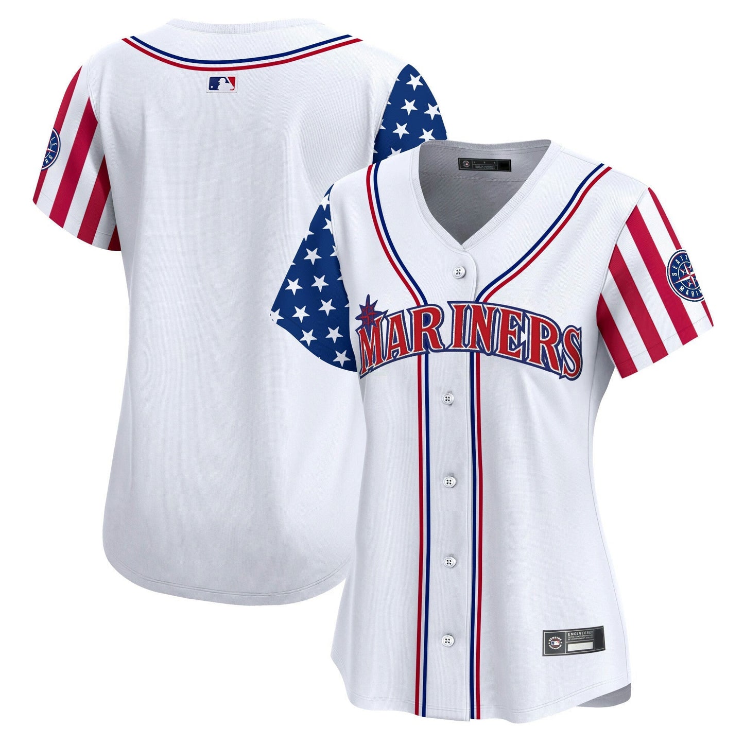 Camisa MLB Women’s Seattle 2025 Independence Day Vapor Premier Limited Jersey
