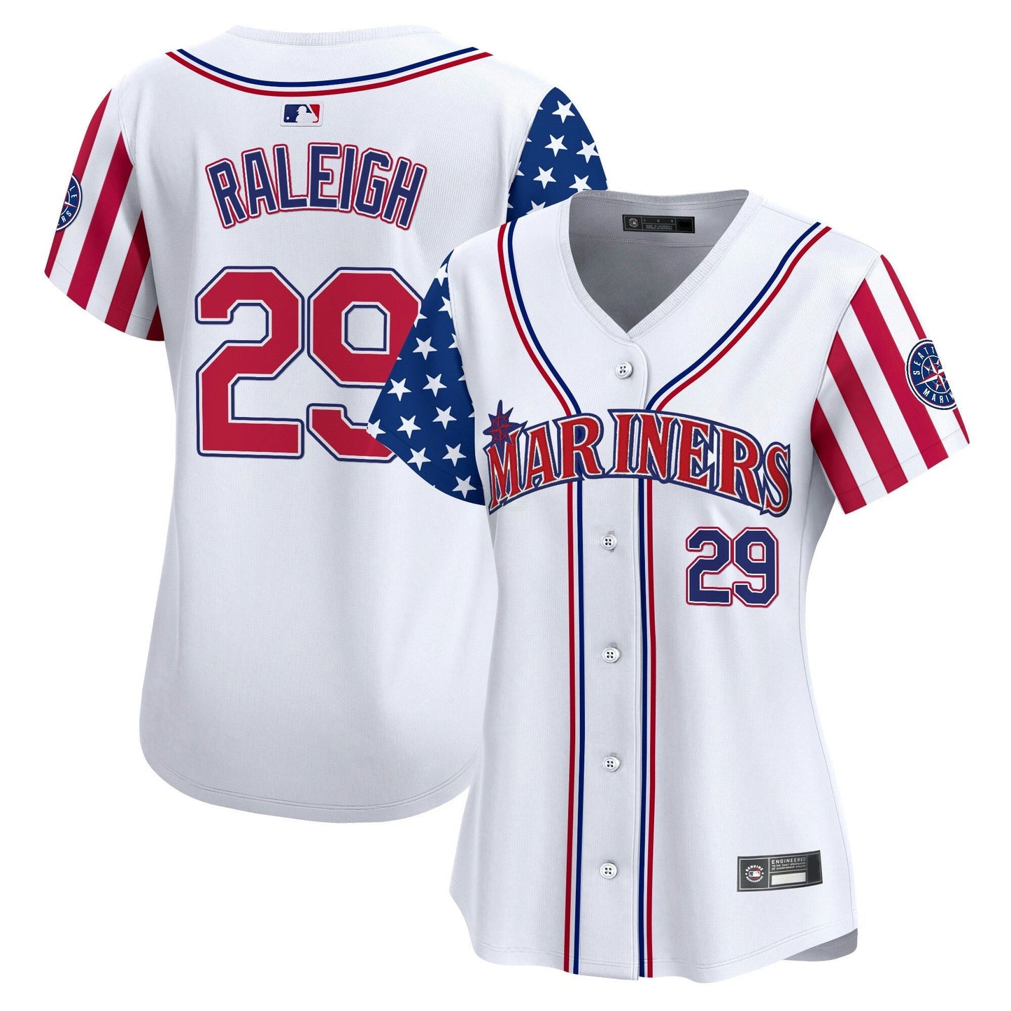 Camisa MLB Women’s Seattle 2025 Independence Day Vapor Premier Limited Jersey