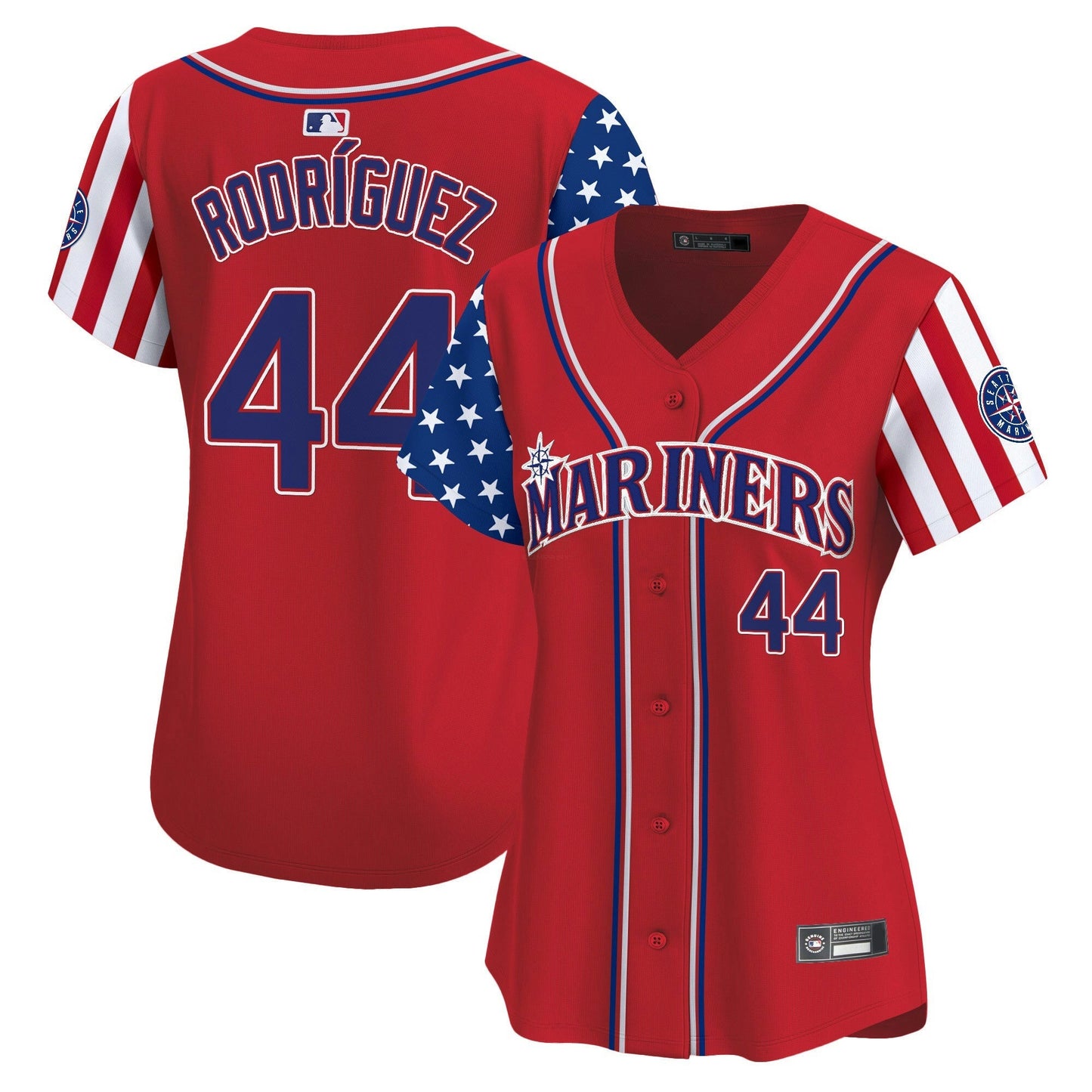 Camisa MLB Women’s Seattle 2025 Independence Day Vapor Premier Limited Jersey