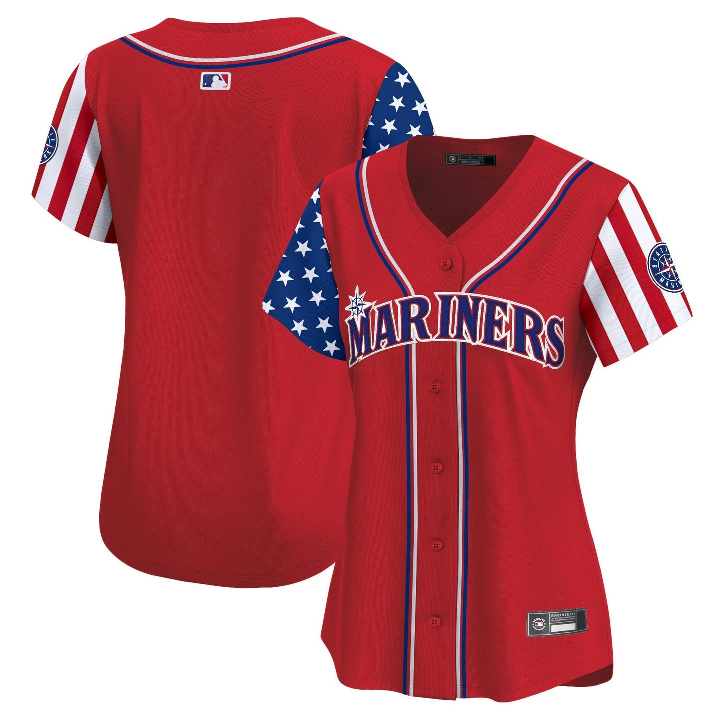 Camisa MLB Women’s Seattle 2025 Independence Day Vapor Premier Limited Jersey