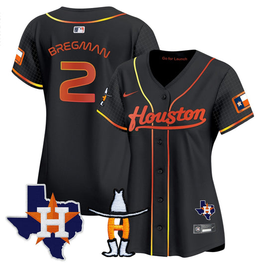 Camisa MLB Women’s Space City Houston Rodeo Patch Vapor Premier Limited Jersey