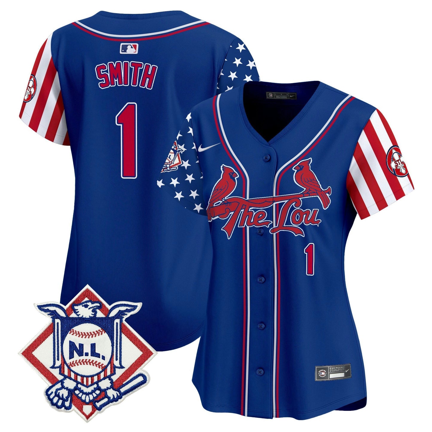Camisa MLB Women’s St. Louis 2024 Fourth of July Vapor Premier Limited Jersey