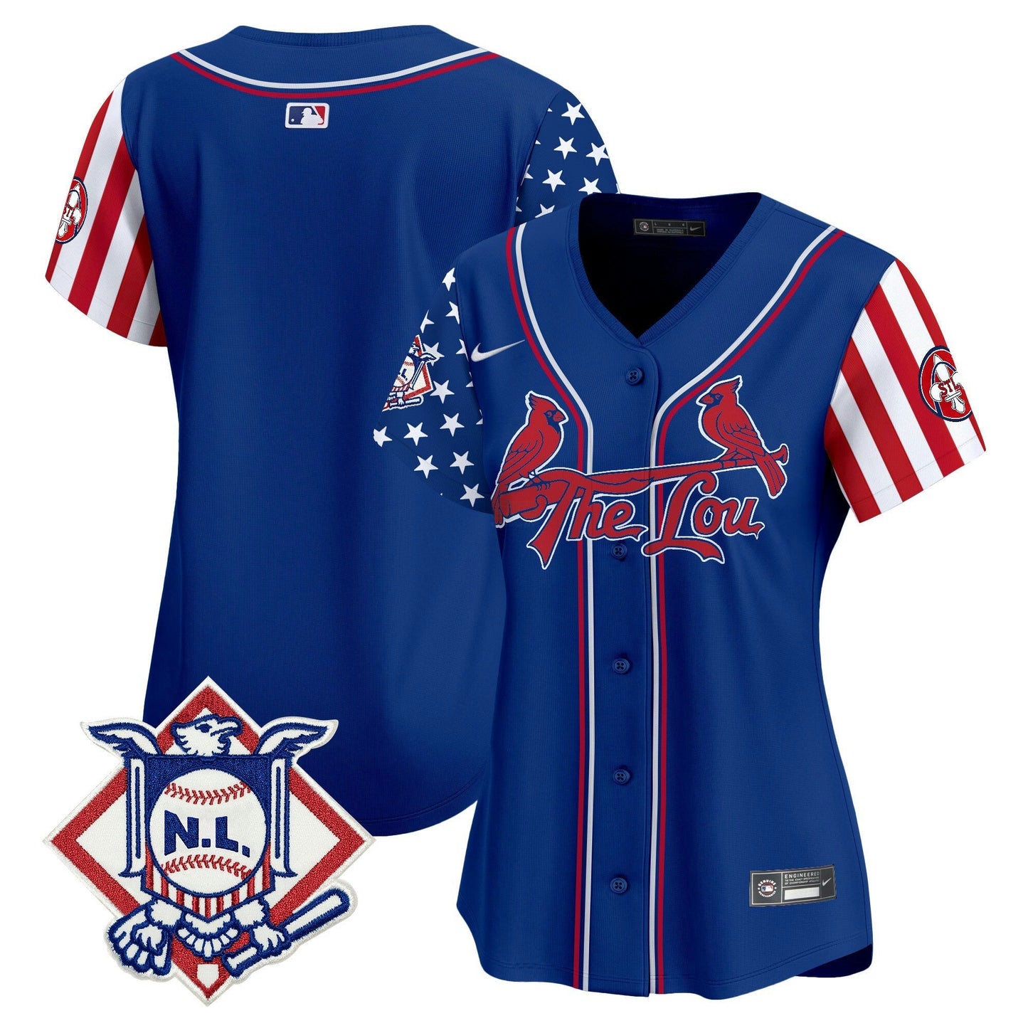 Camisa MLB Women’s St. Louis 2024 Fourth of July Vapor Premier Limited Jersey