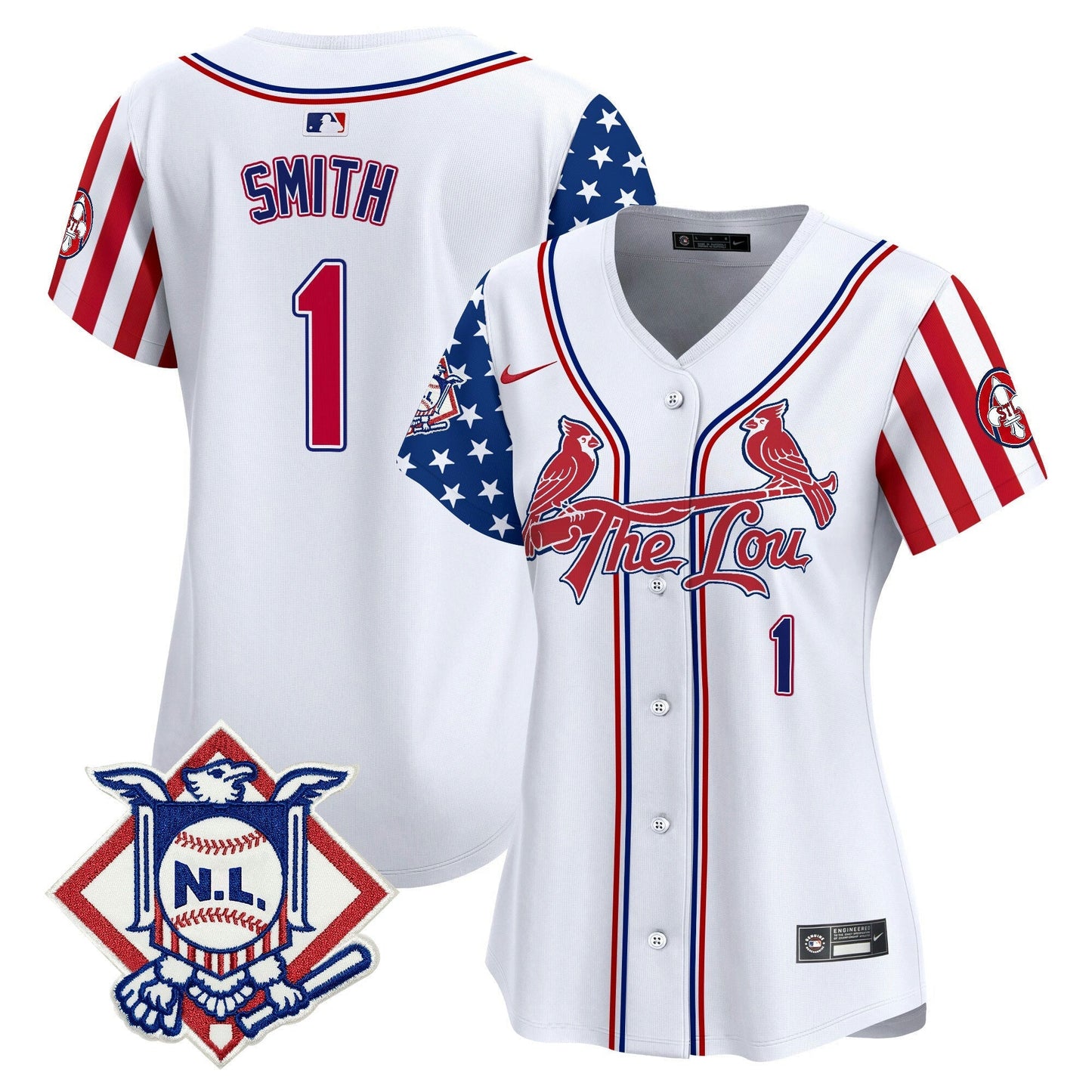 Camisa MLB Women’s St. Louis 2024 Fourth of July Vapor Premier Limited Jersey