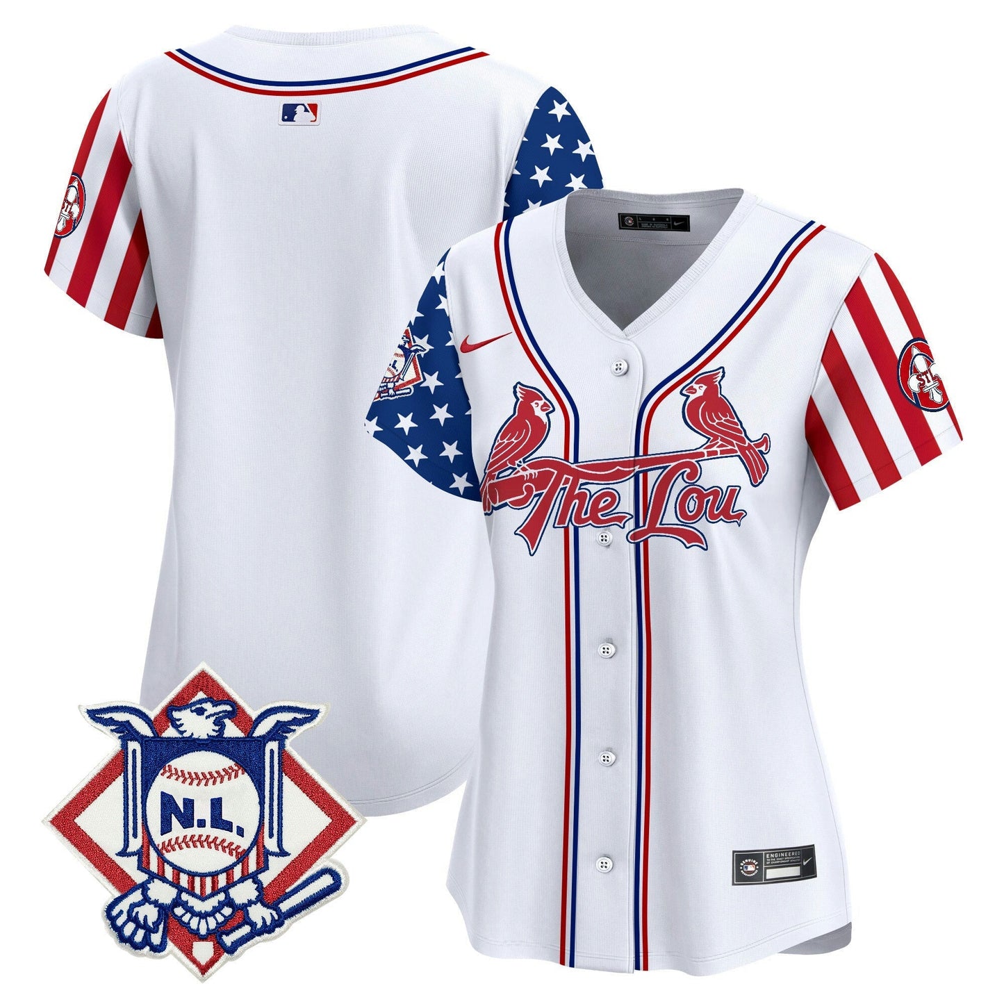 Camisa MLB Women’s St. Louis 2024 Fourth of July Vapor Premier Limited Jersey