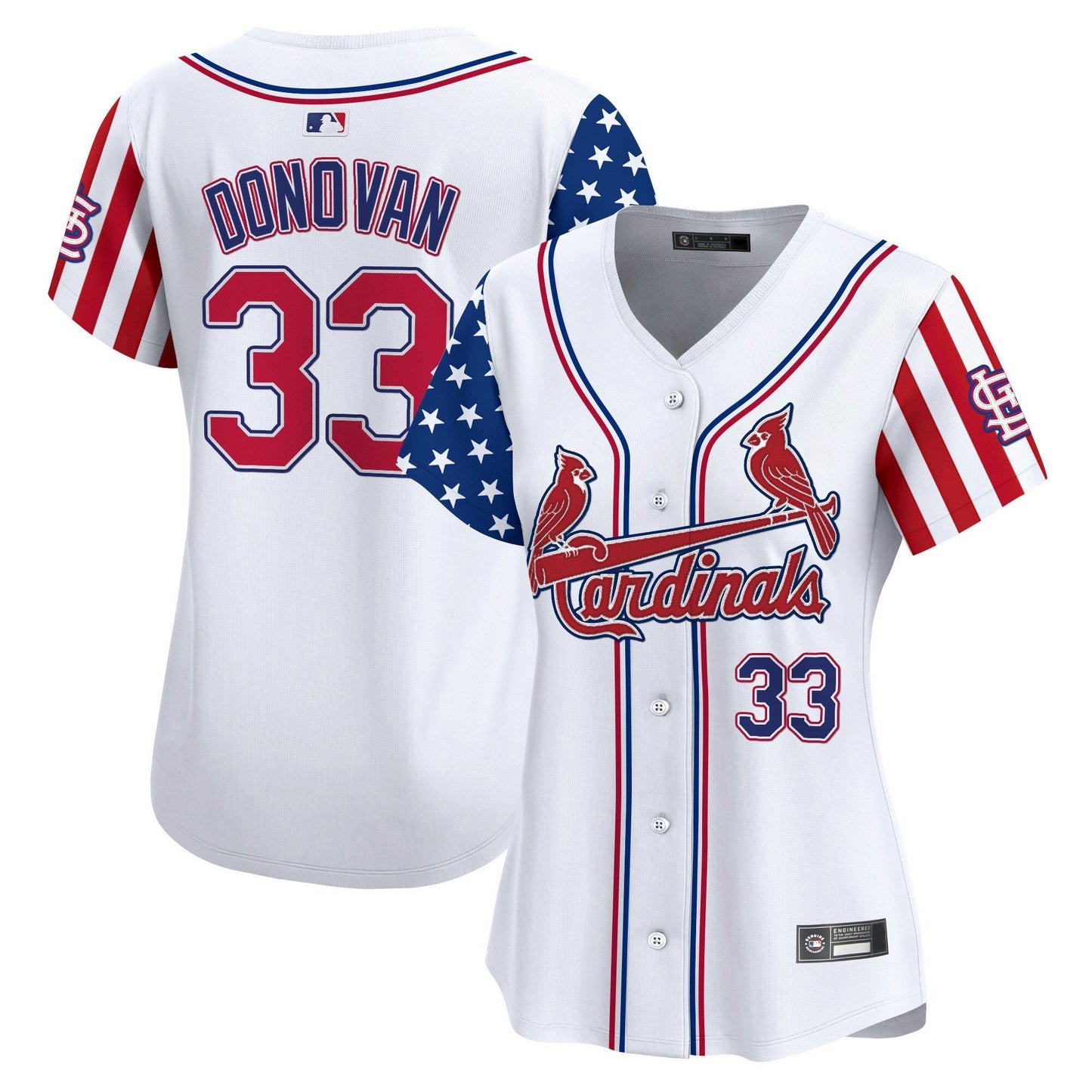 Camisa MLB Women’s St. Louis 2025 Independence Day Vapor Premier Limited Jersey V2