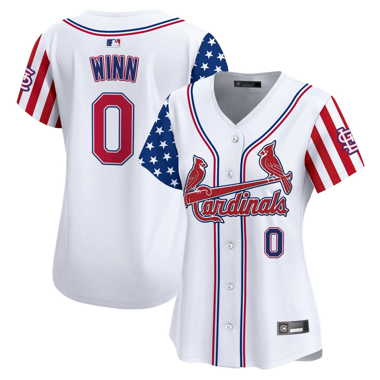 Camisa MLB Women’s St. Louis 2025 Independence Day Vapor Premier Limited Jersey V2