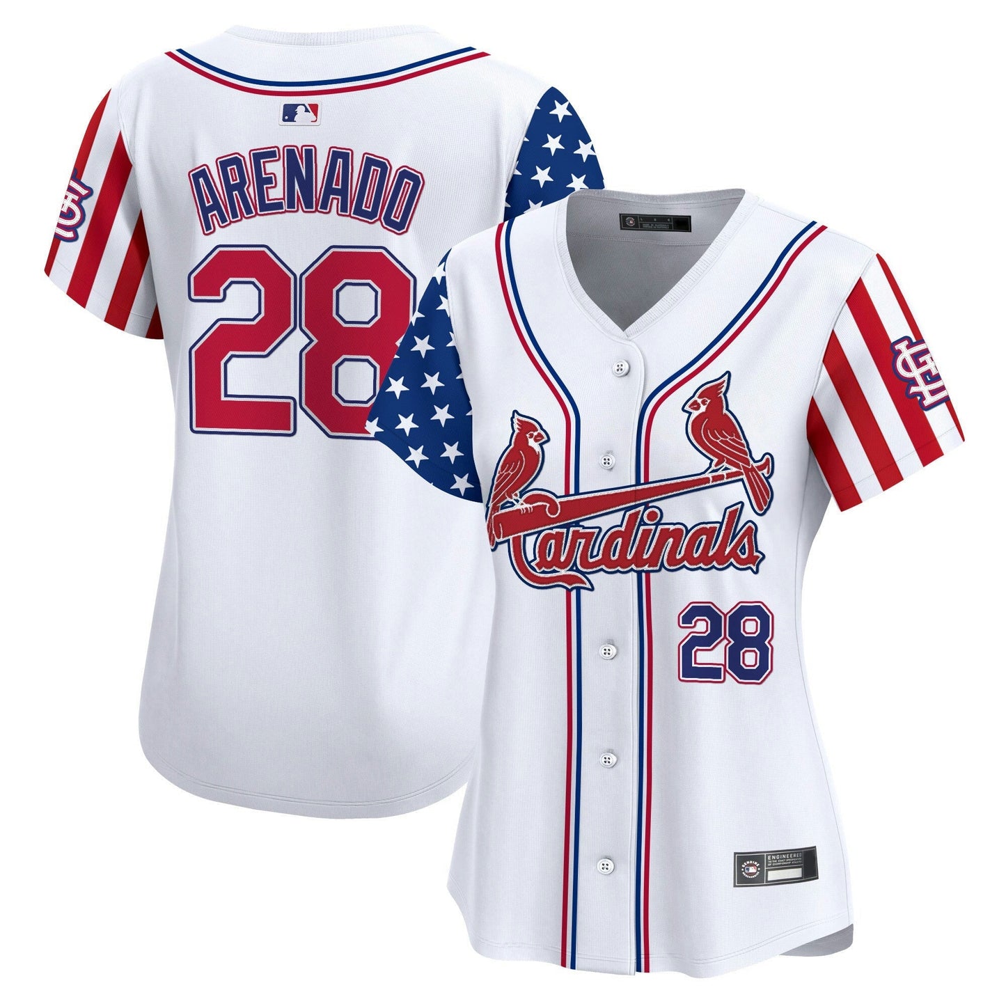 Camisa MLB Women’s St. Louis 2025 Independence Day Vapor Premier Limited Jersey V2