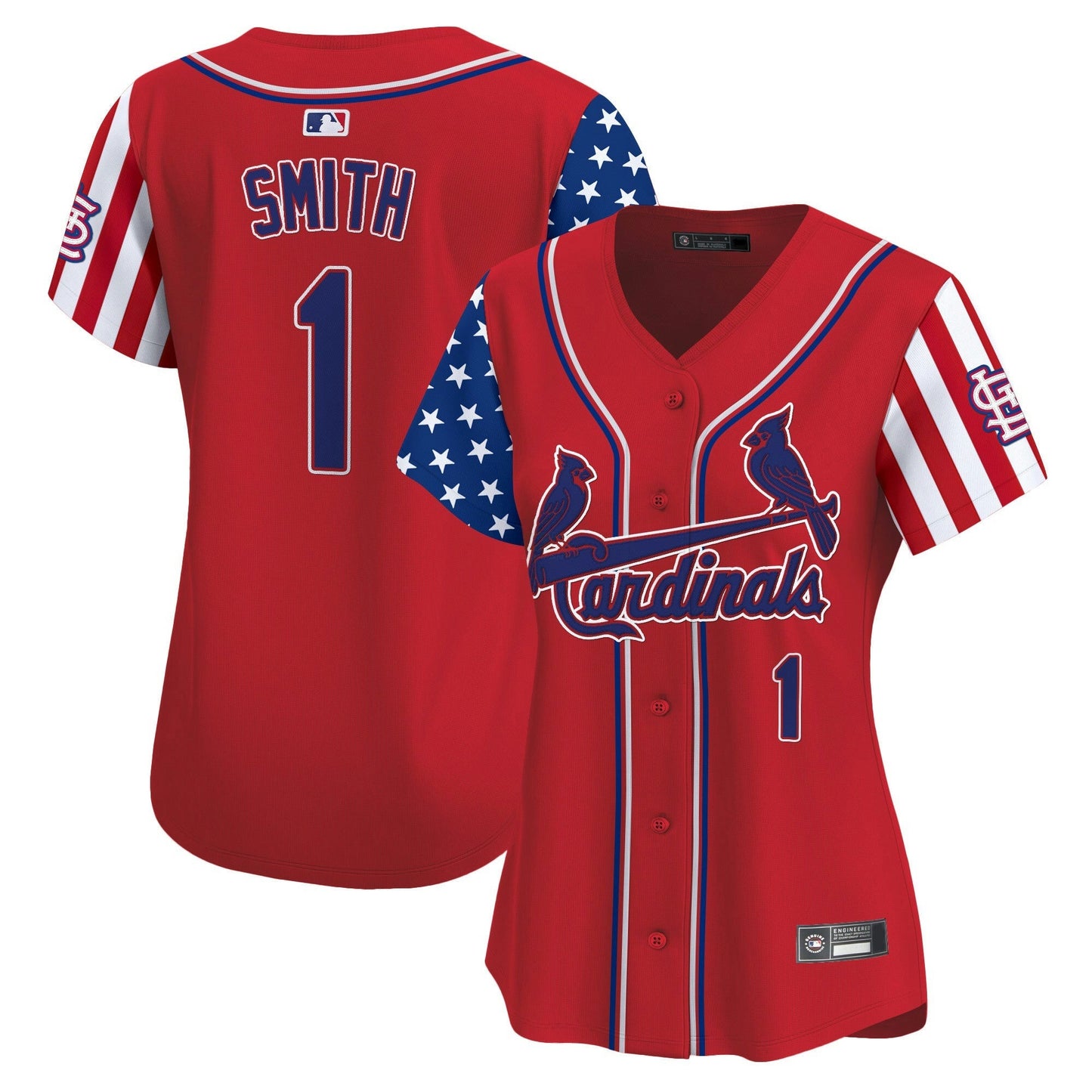 Camisa MLB Women’s St. Louis 2025 Independence Day Vapor Premier Limited Jersey V2