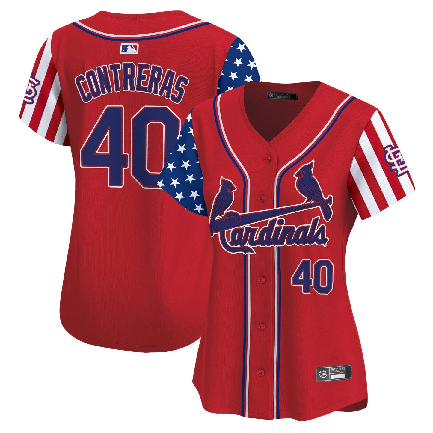 Camisa MLB Women’s St. Louis 2025 Independence Day Vapor Premier Limited Jersey V2