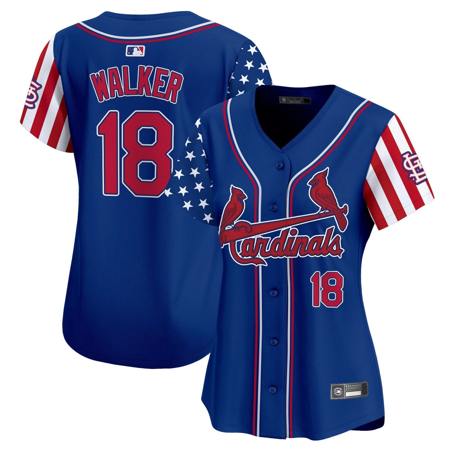 Camisa MLB Women’s St. Louis 2025 Independence Day Vapor Premier Limited Jersey V2