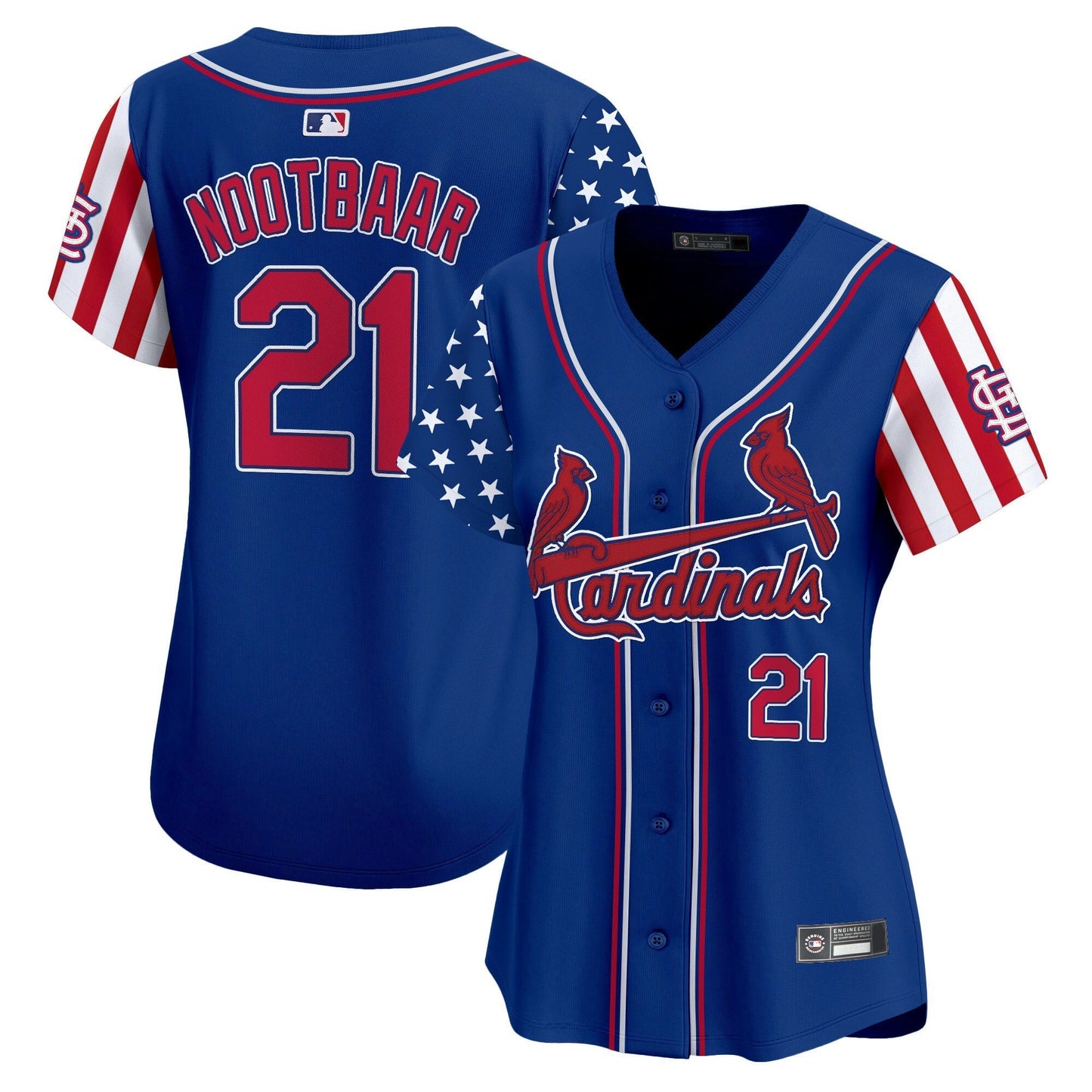 Camisa MLB Women’s St. Louis 2025 Independence Day Vapor Premier Limited Jersey V2