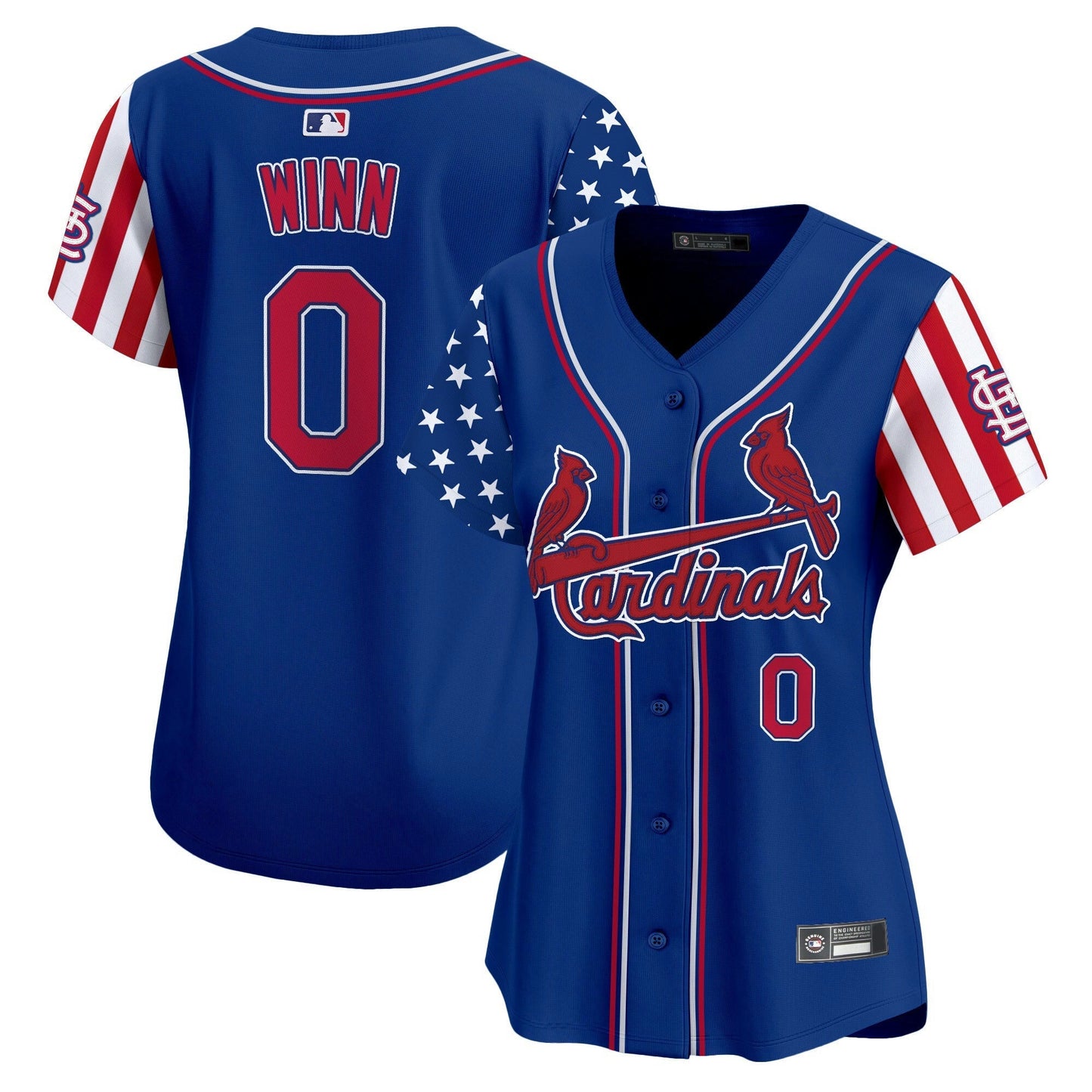 Camisa MLB Women’s St. Louis 2025 Independence Day Vapor Premier Limited Jersey V2