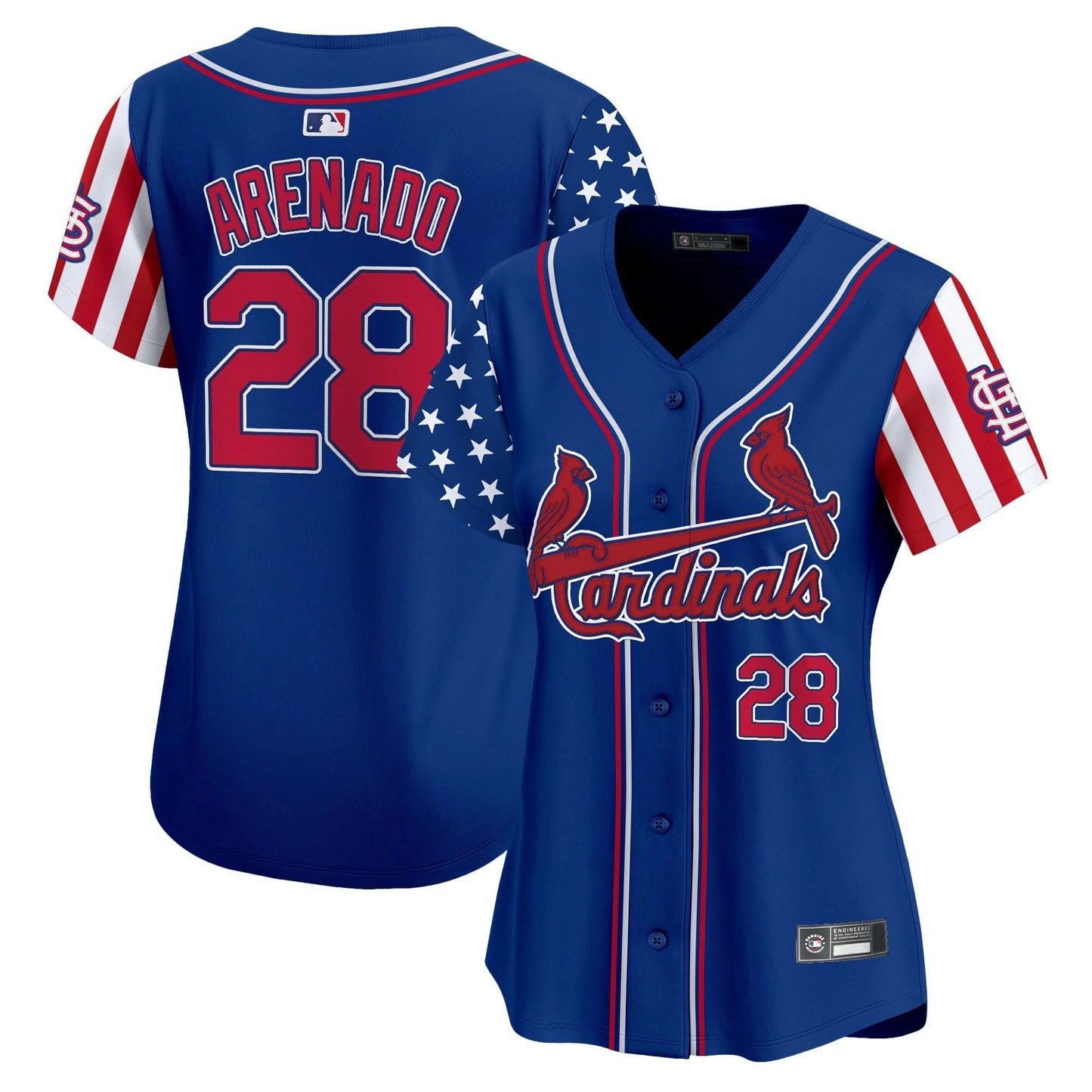 Camisa MLB Women’s St. Louis 2025 Independence Day Vapor Premier Limited Jersey V2