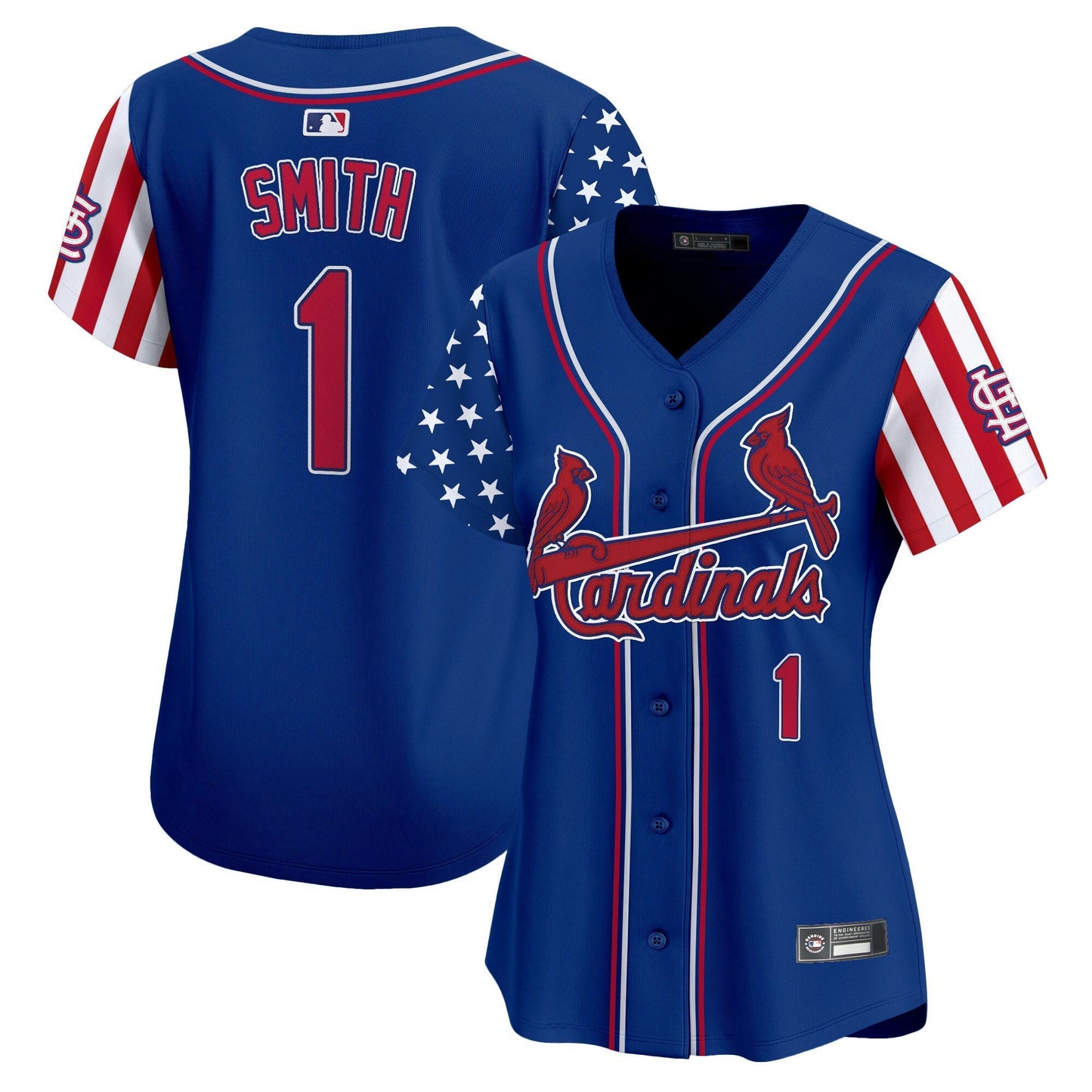 Camisa MLB Women’s St. Louis 2025 Independence Day Vapor Premier Limited Jersey V2