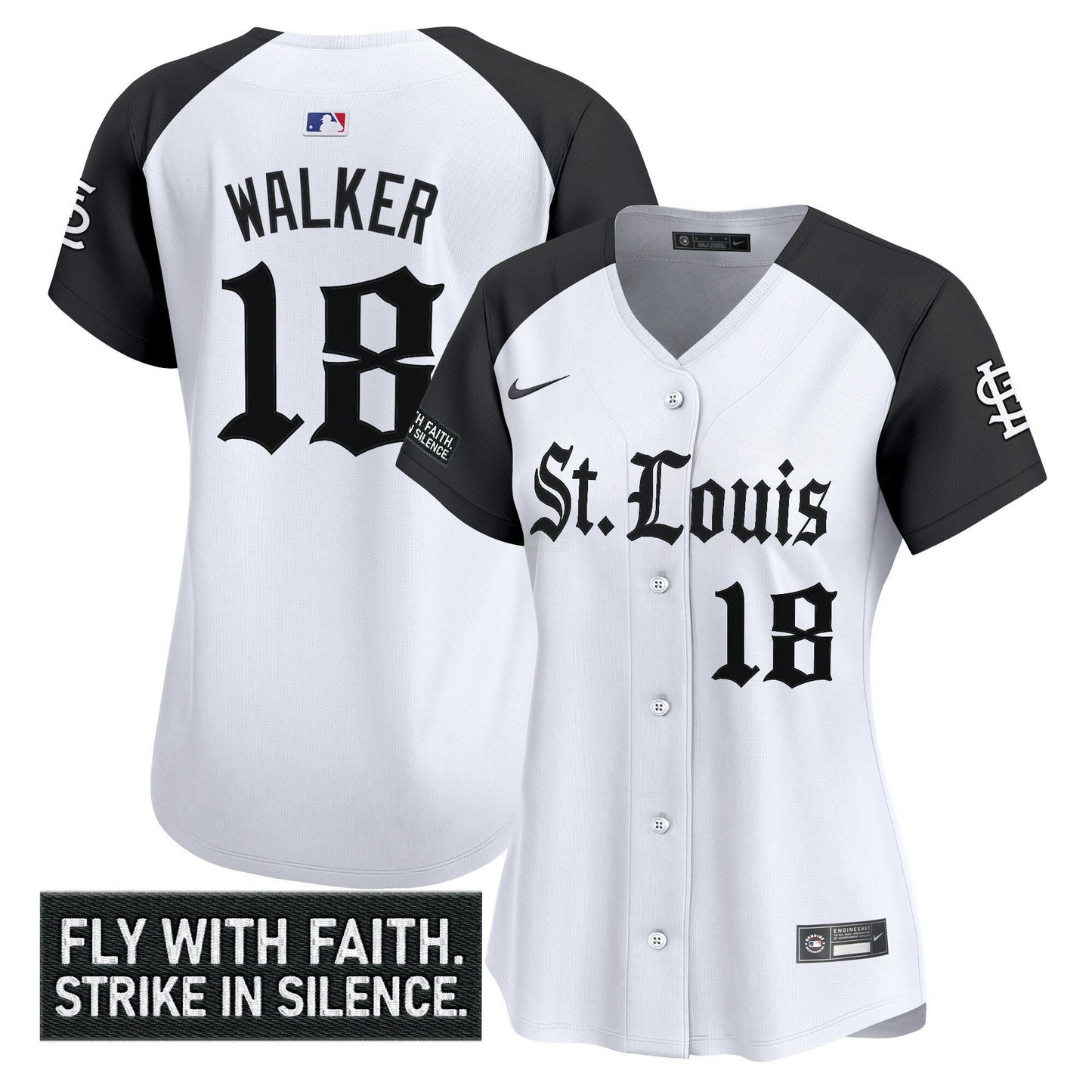 Camisa MLB Women’s St. Louis ‘Gothic Legacy Edition’ Vapor Premier Limited Jersey