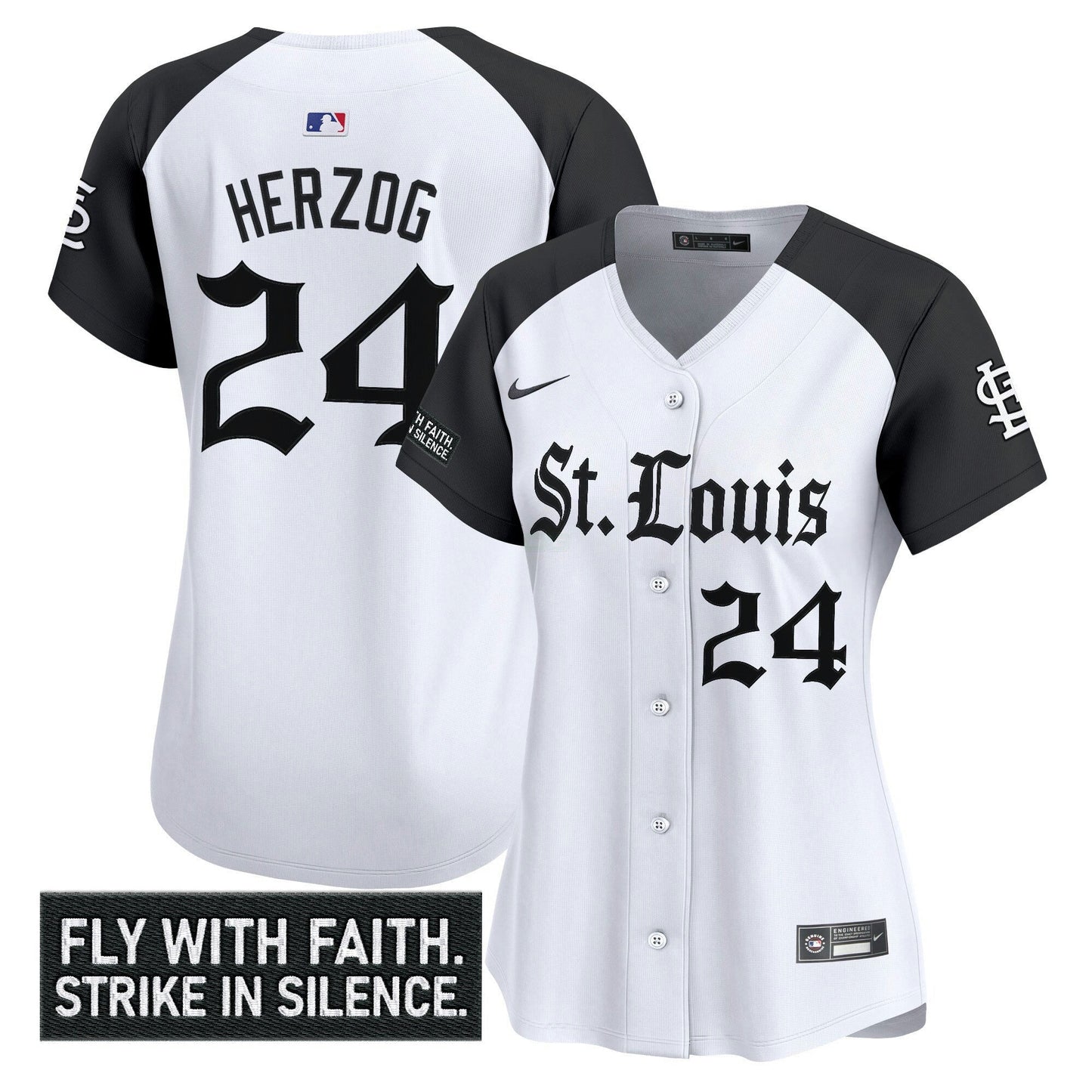 Camisa MLB Women’s St. Louis ‘Gothic Legacy Edition’ Vapor Premier Limited Jersey