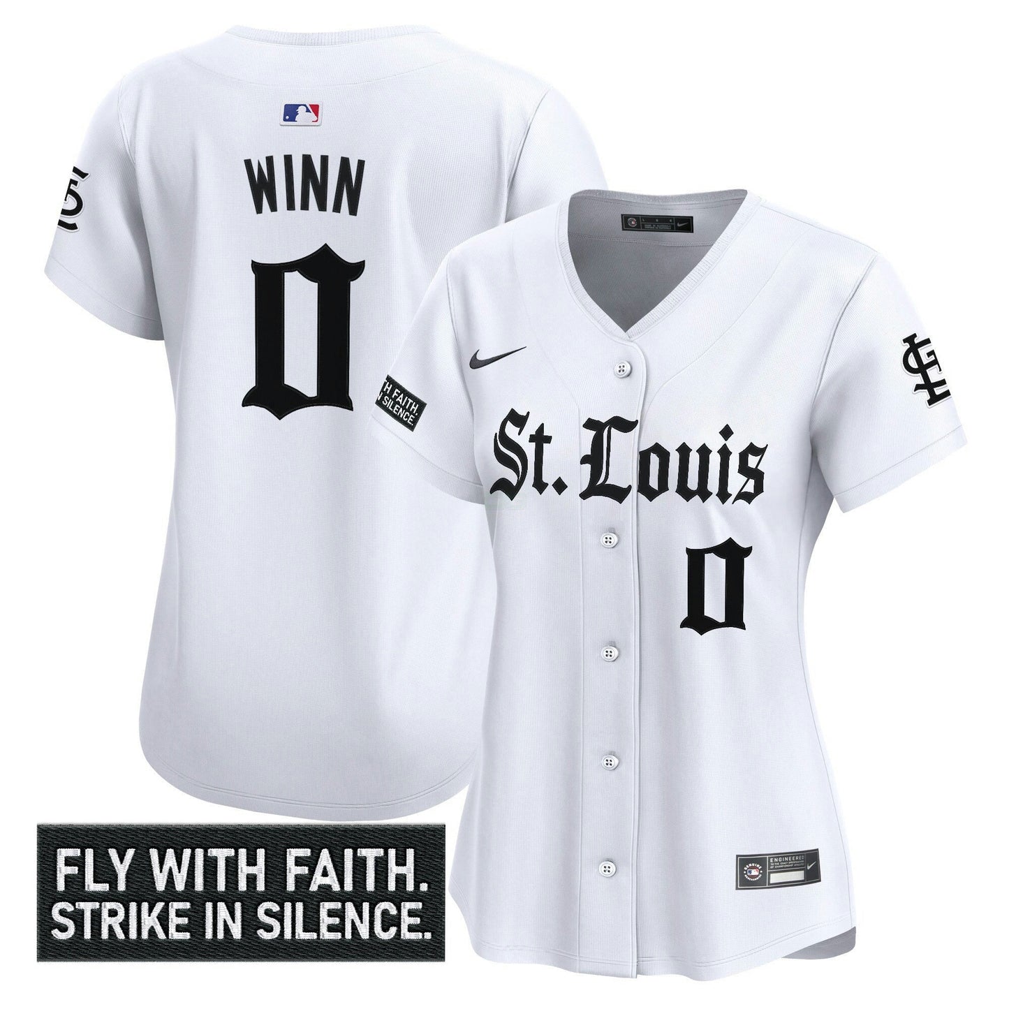 Camisa MLB Women’s St. Louis ‘Gothic Legacy Edition’ Vapor Premier Limited Jersey