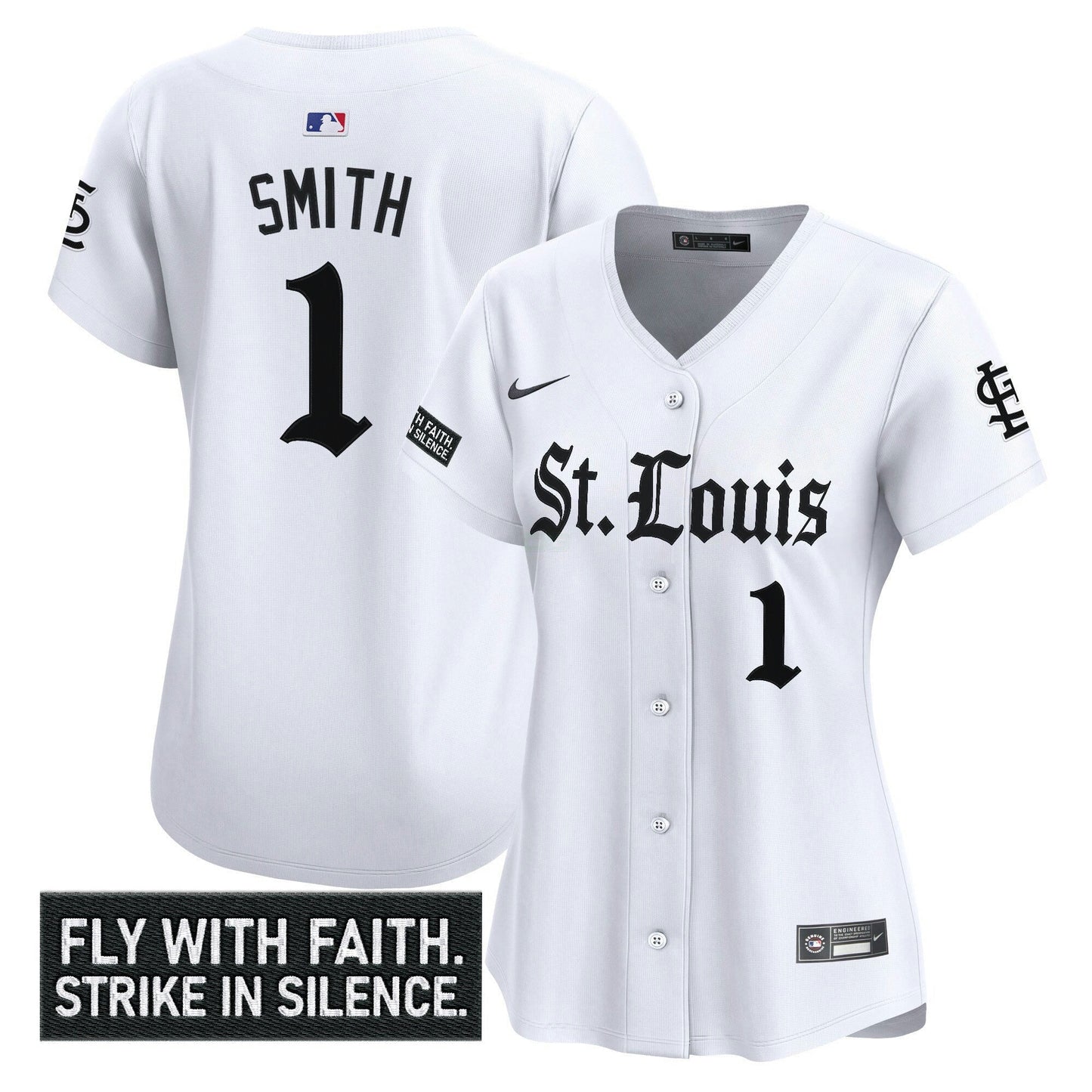 Camisa MLB Women’s St. Louis ‘Gothic Legacy Edition’ Vapor Premier Limited Jersey