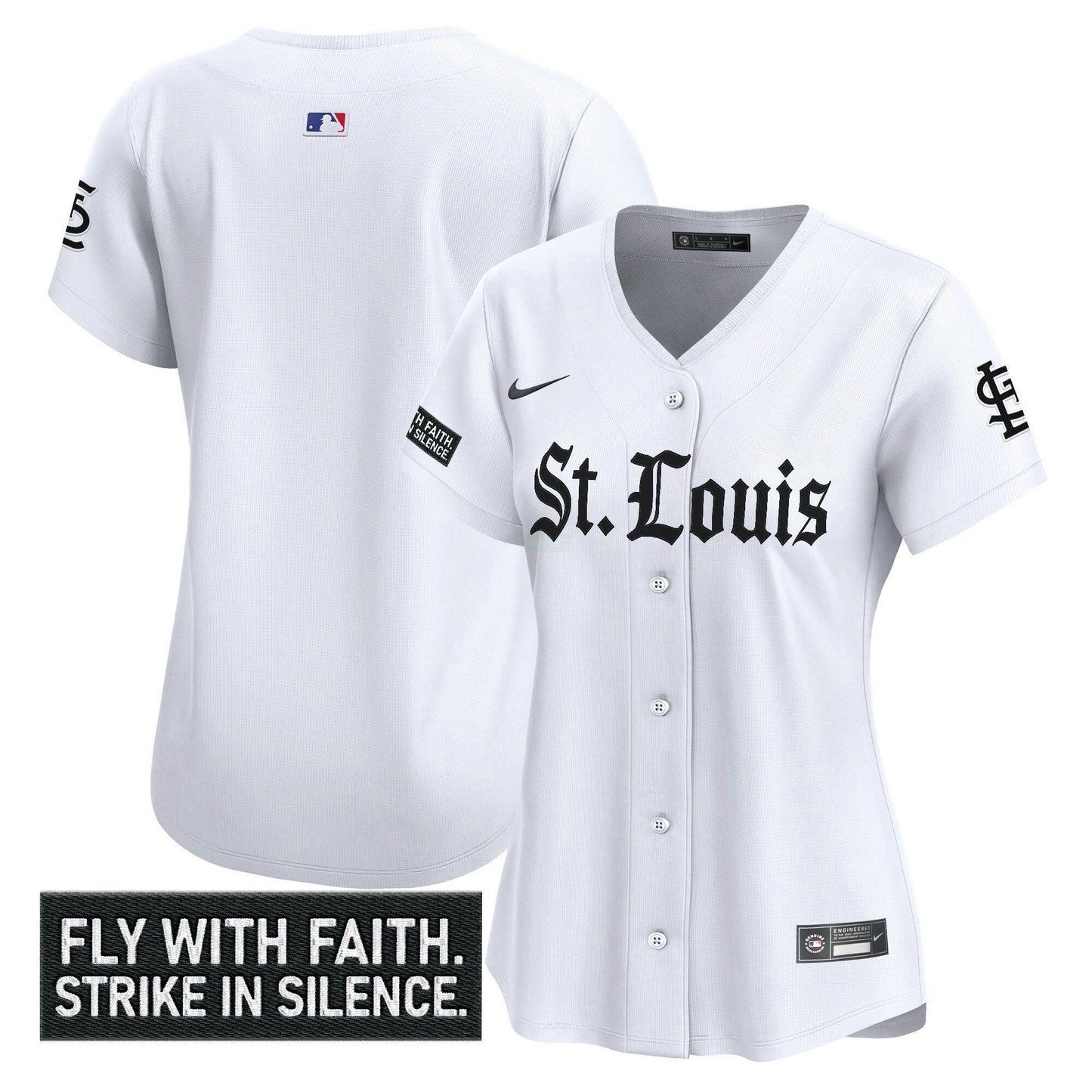 Camisa MLB Women’s St. Louis ‘Gothic Legacy Edition’ Vapor Premier Limited Jersey
