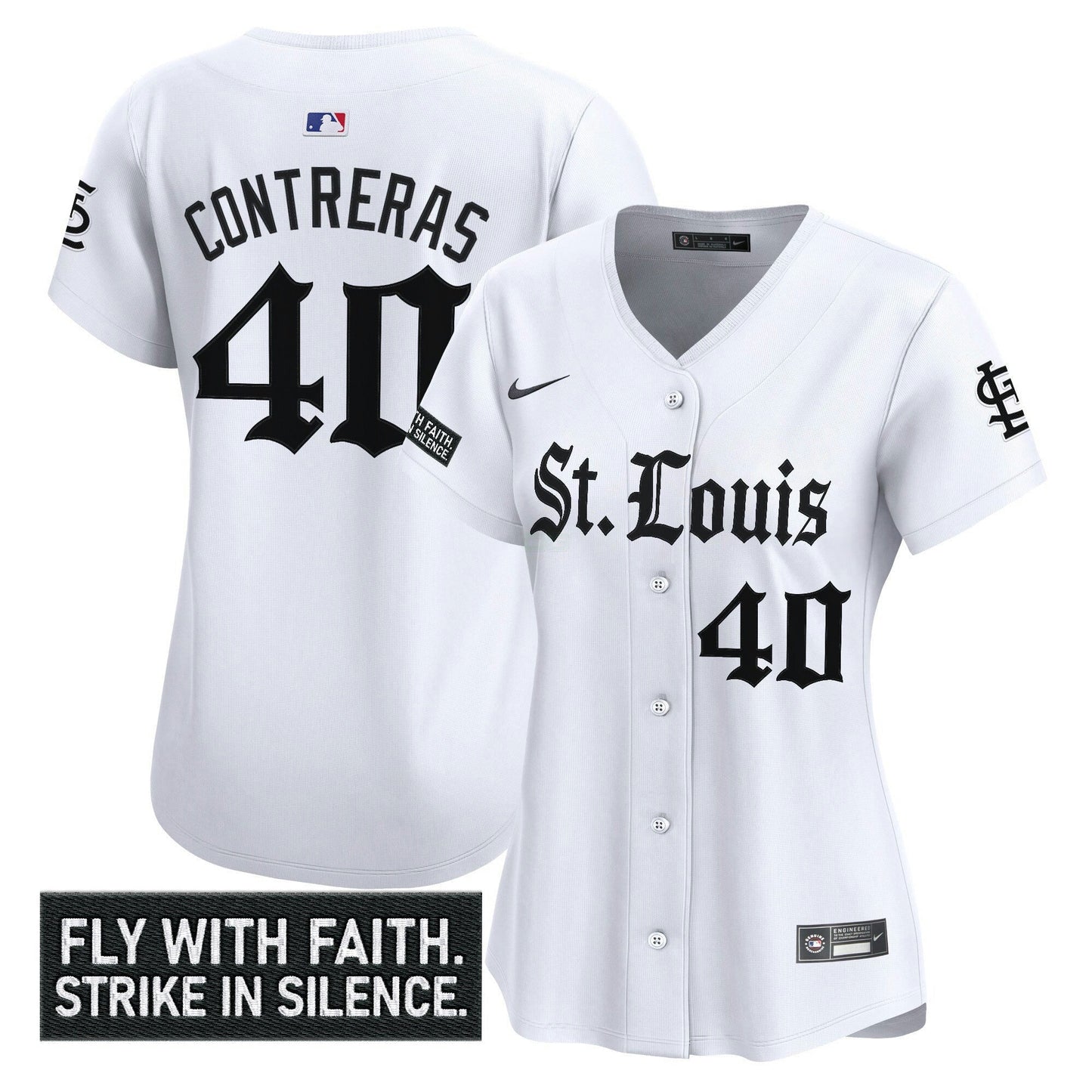 Camisa MLB Women’s St. Louis ‘Gothic Legacy Edition’ Vapor Premier Limited Jersey