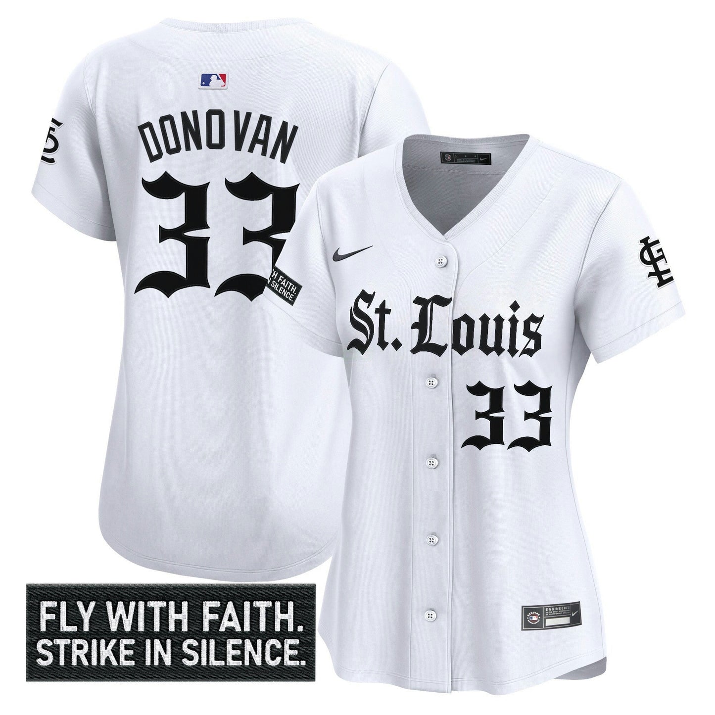 Camisa MLB Women’s St. Louis ‘Gothic Legacy Edition’ Vapor Premier Limited Jersey