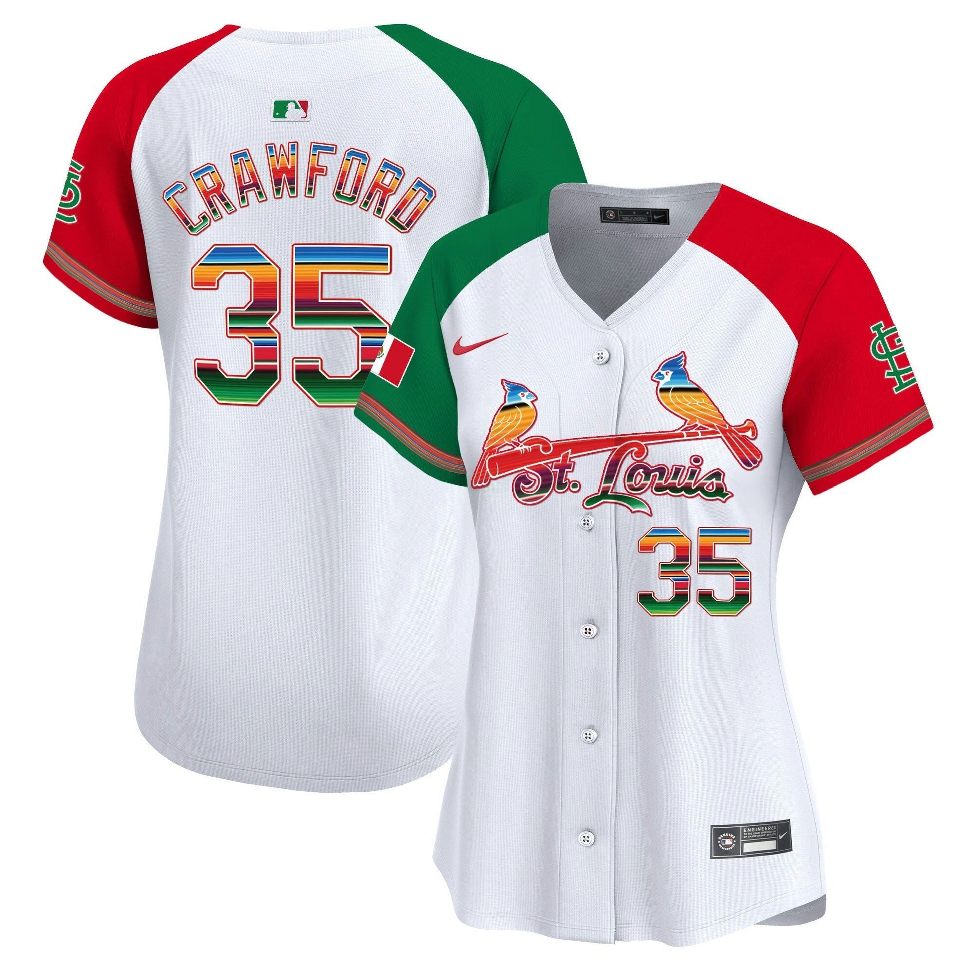 Camisa MLB Women’s St. Louis Mexico Vapor Premier Limited Jersey