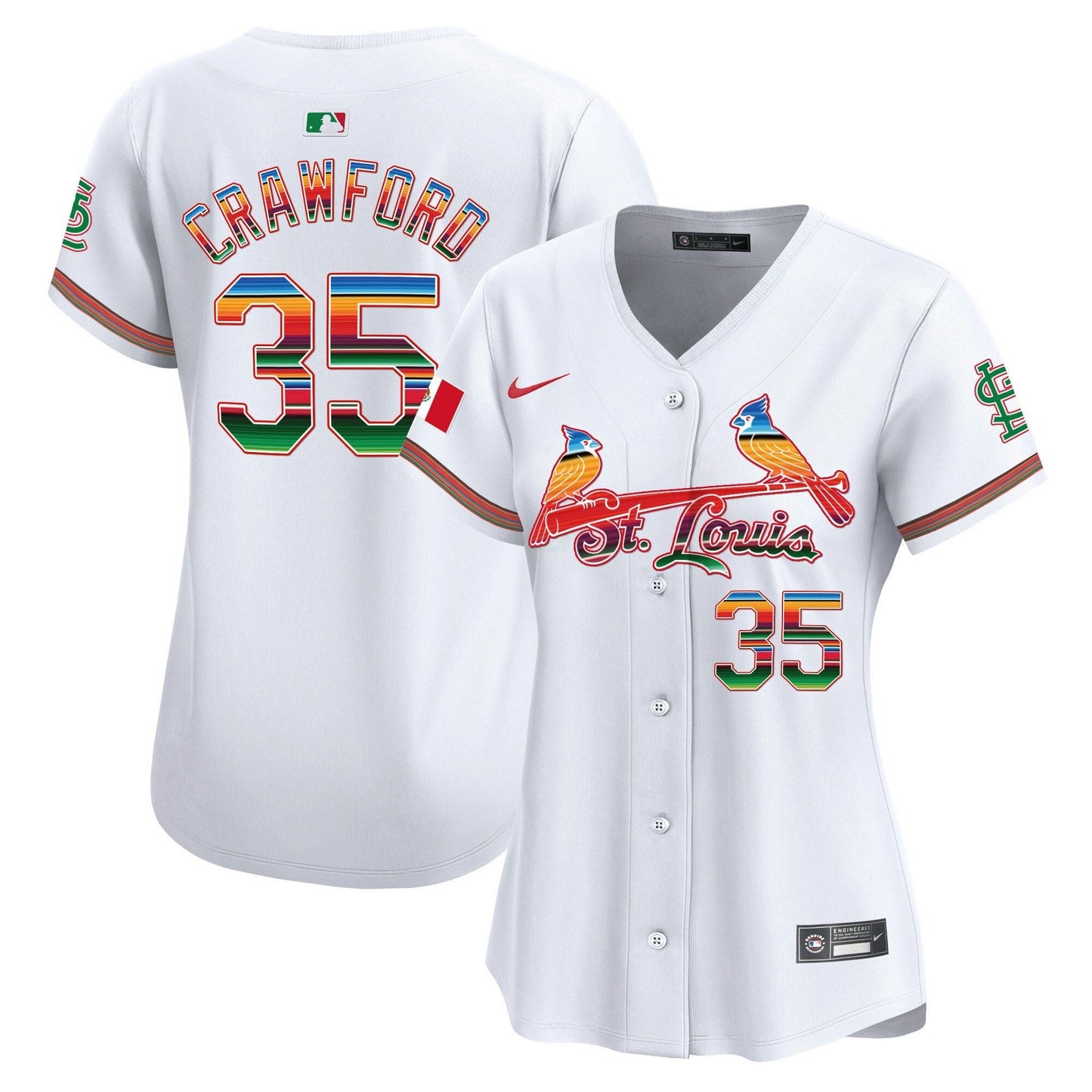 Camisa MLB Women’s St. Louis Mexico Vapor Premier Limited Jersey