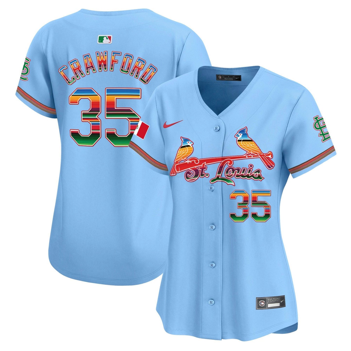 Camisa MLB Women’s St. Louis Mexico Vapor Premier Limited Jersey