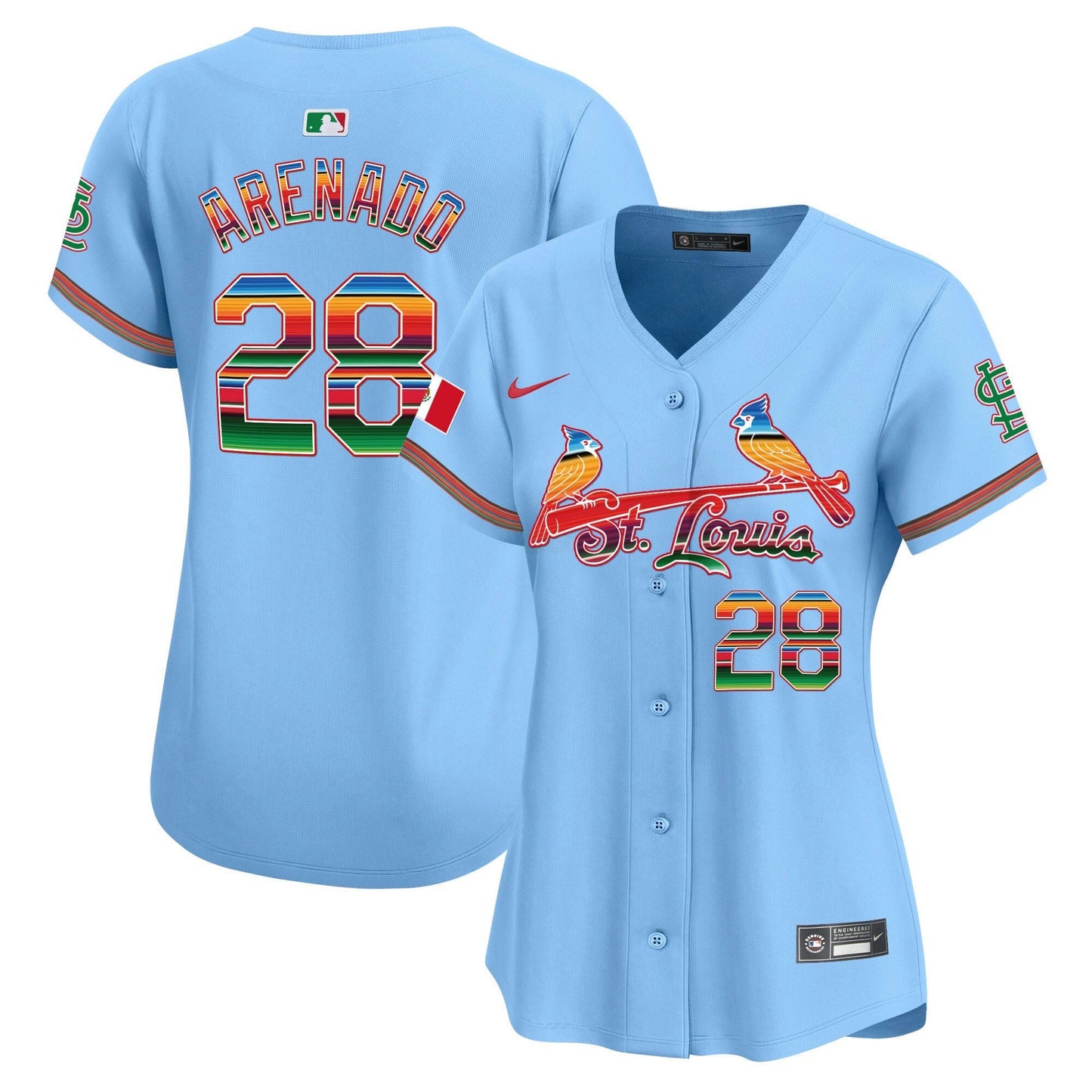 Camisa MLB Women’s St. Louis Mexico Vapor Premier Limited Jersey