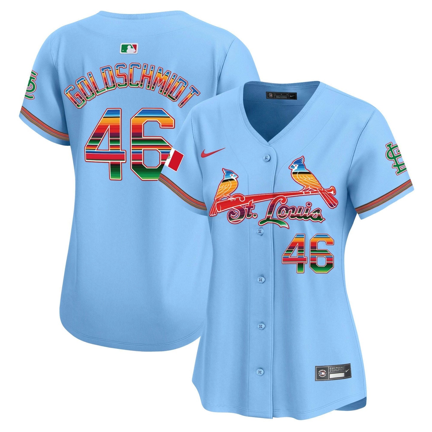 Camisa MLB Women’s St. Louis Mexico Vapor Premier Limited Jersey