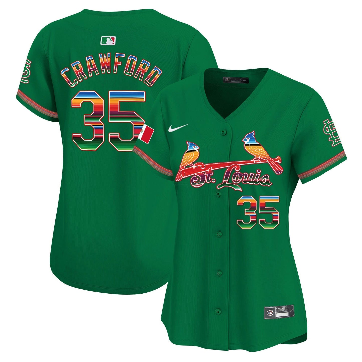 Camisa MLB Women’s St. Louis Mexico Vapor Premier Limited Jersey