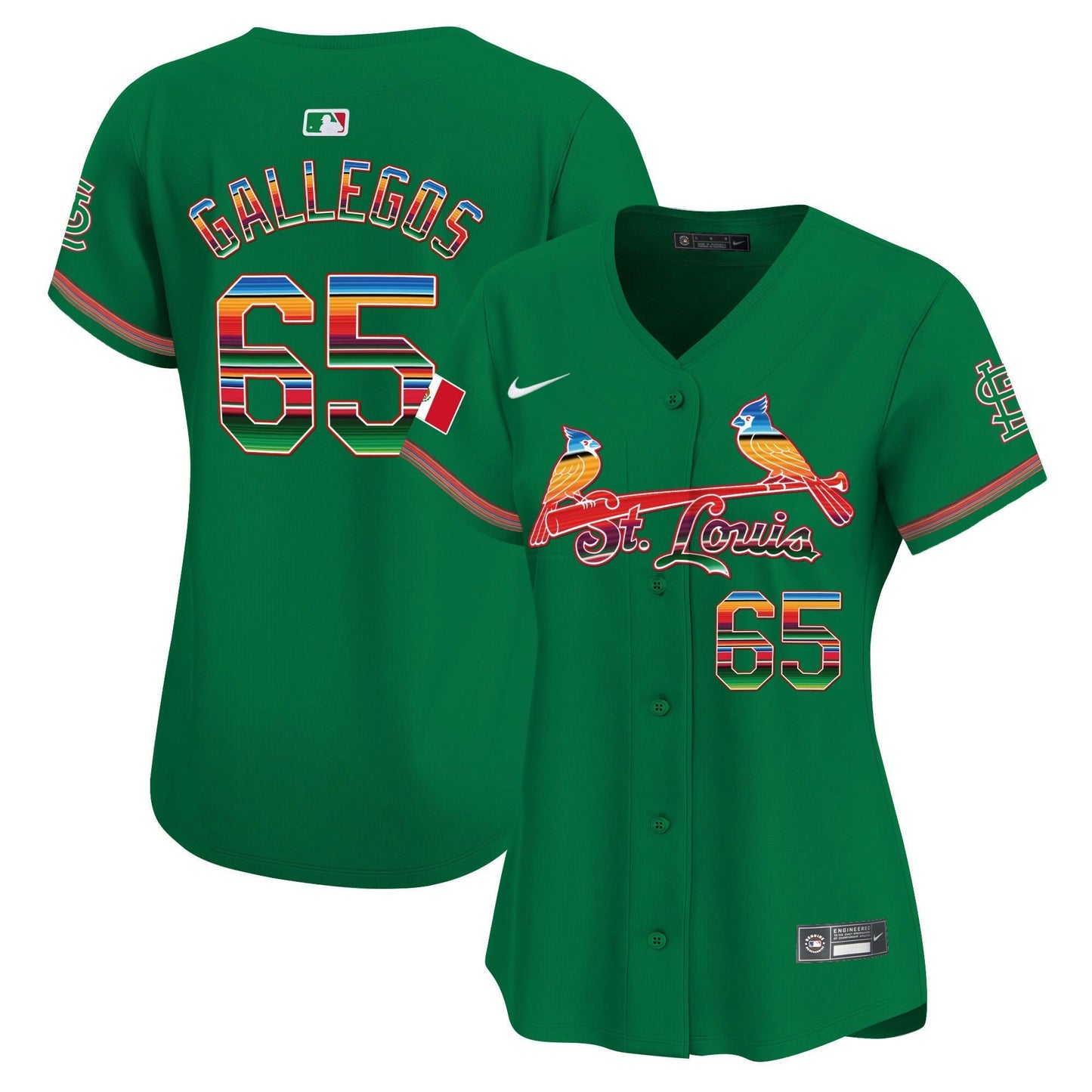 Camisa MLB Women’s St. Louis Mexico Vapor Premier Limited Jersey