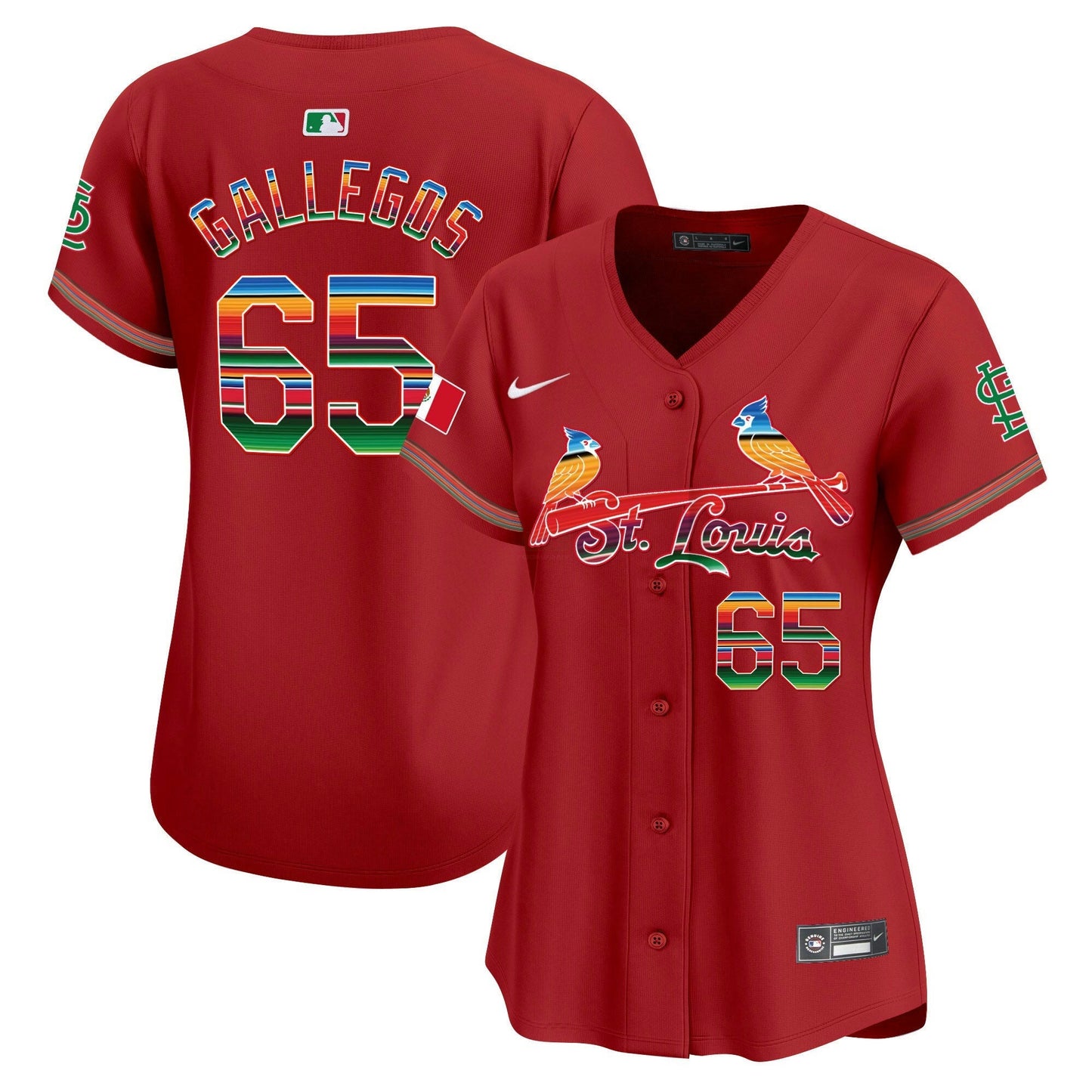 Camisa MLB Women’s St. Louis Mexico Vapor Premier Limited Jersey