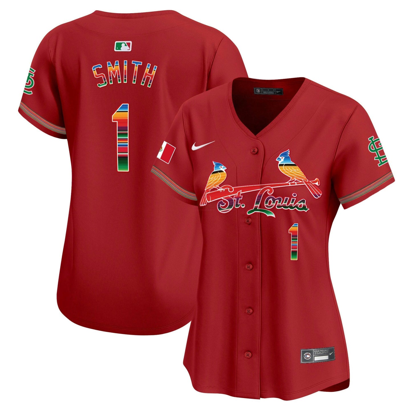 Camisa MLB Women’s St. Louis Mexico Vapor Premier Limited Jersey